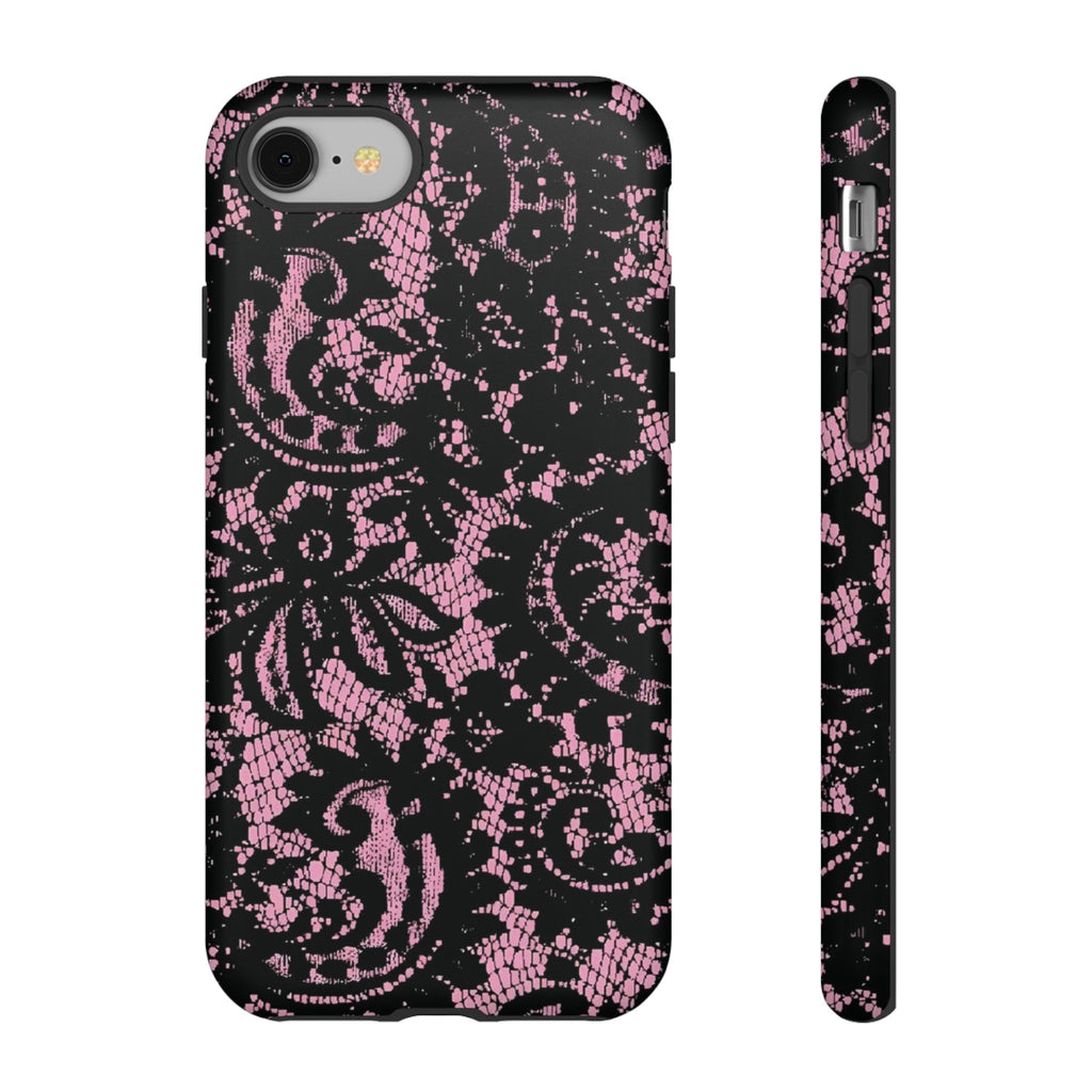 Pink lace case