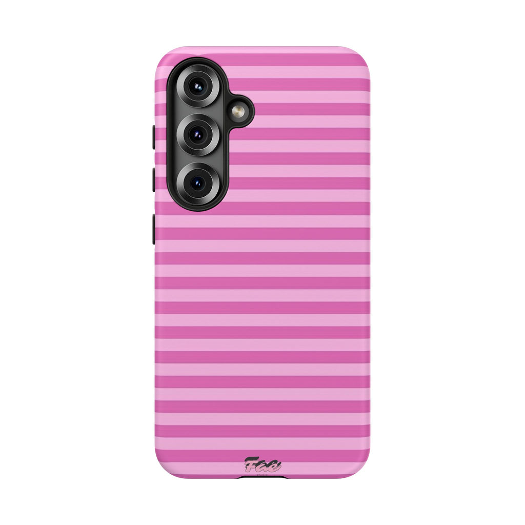 Pink striped case