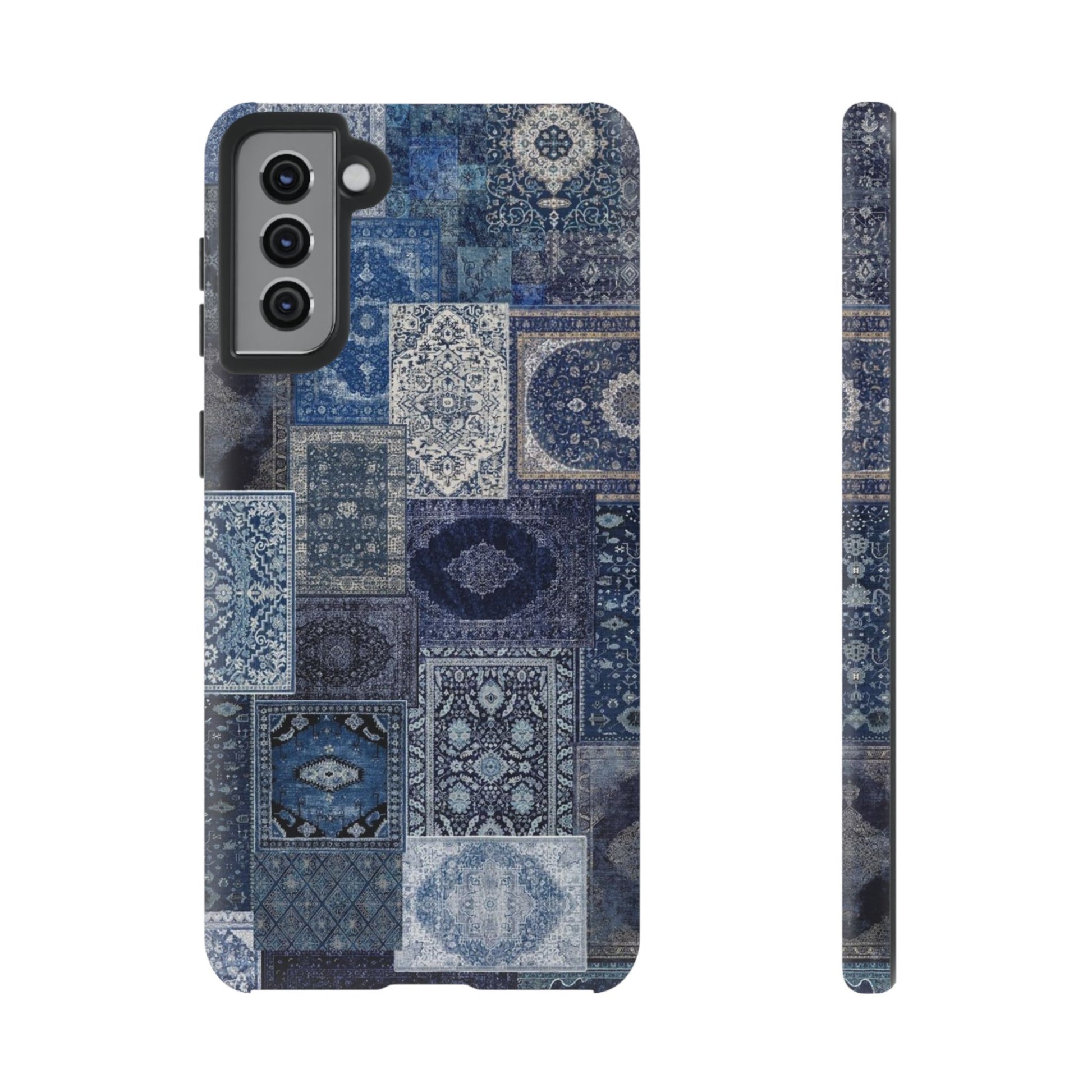 Blue Persian Rug Case (collage)