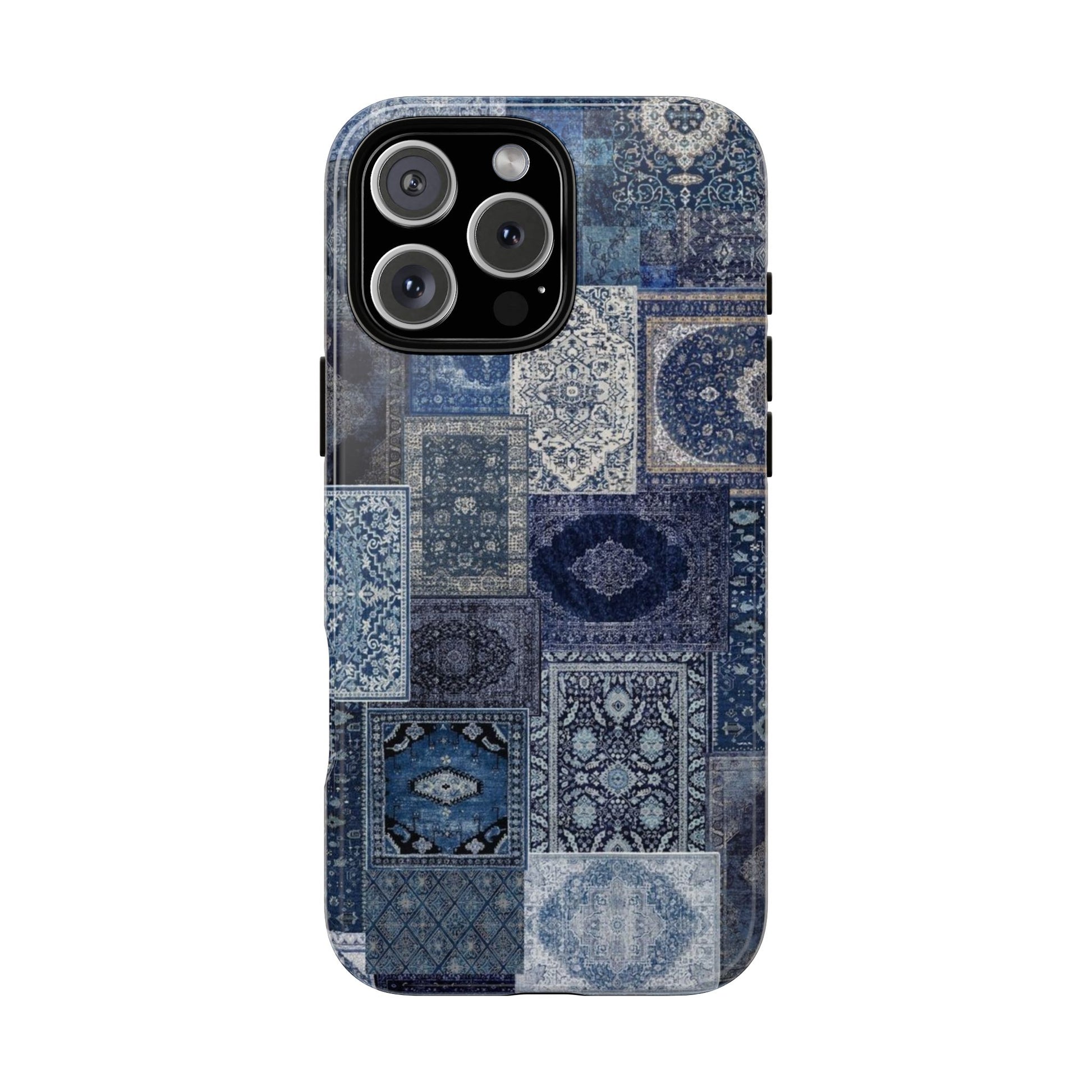 Blue Persian Rug Case (collage)
