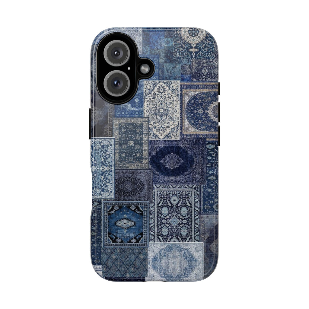 Blue Persian Rug Case (collage)