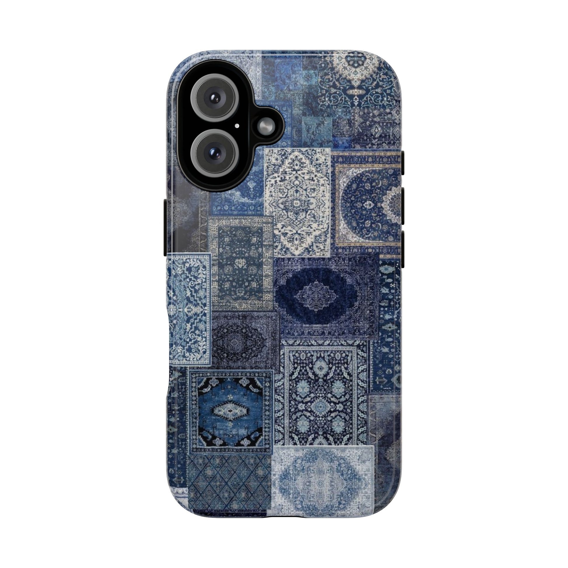 Blue Persian Rug Case (collage)