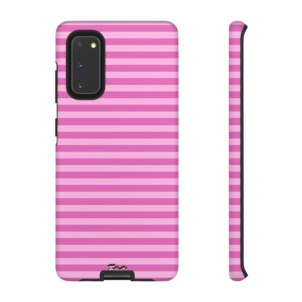 Pink striped case