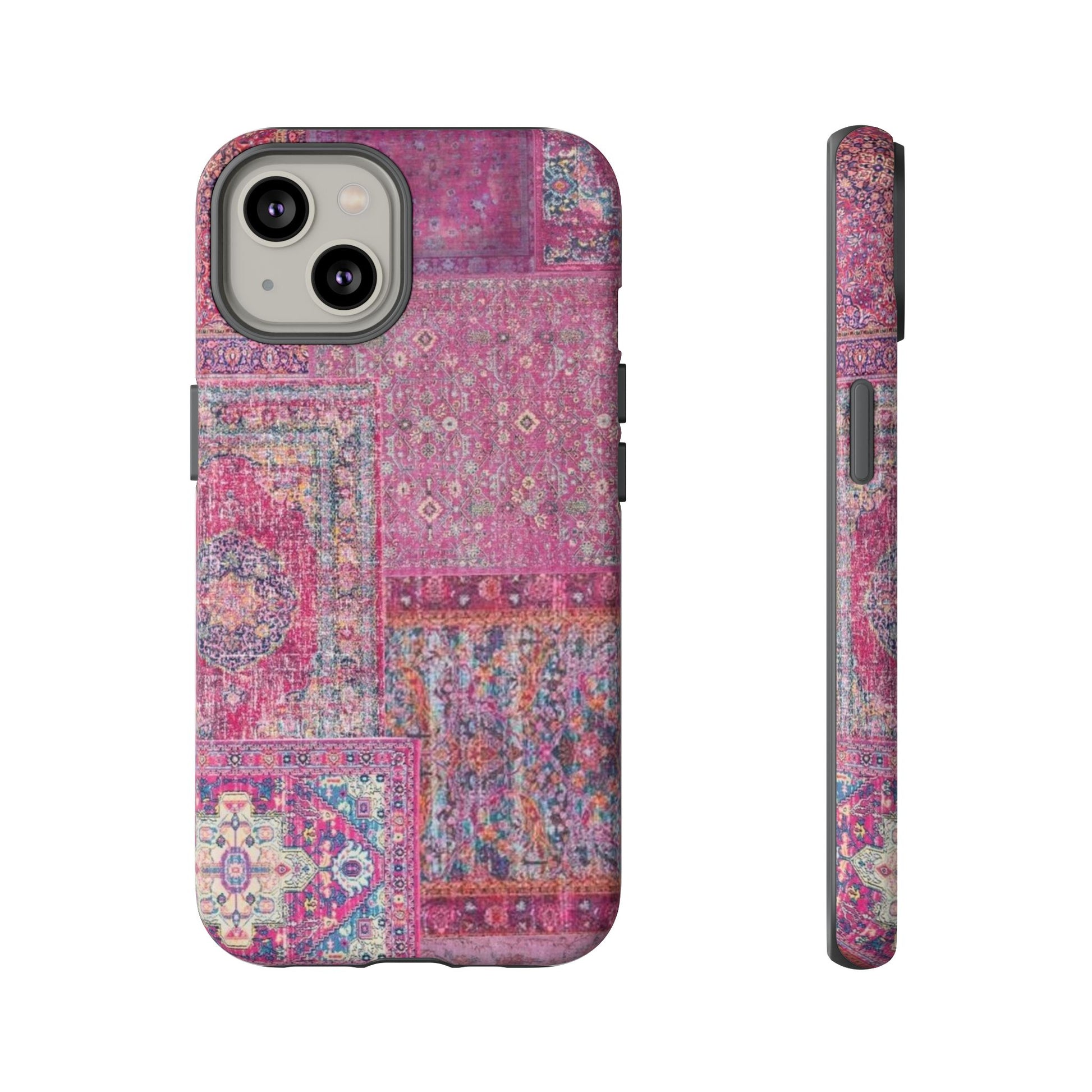 Dark Pink Persian Rug Case