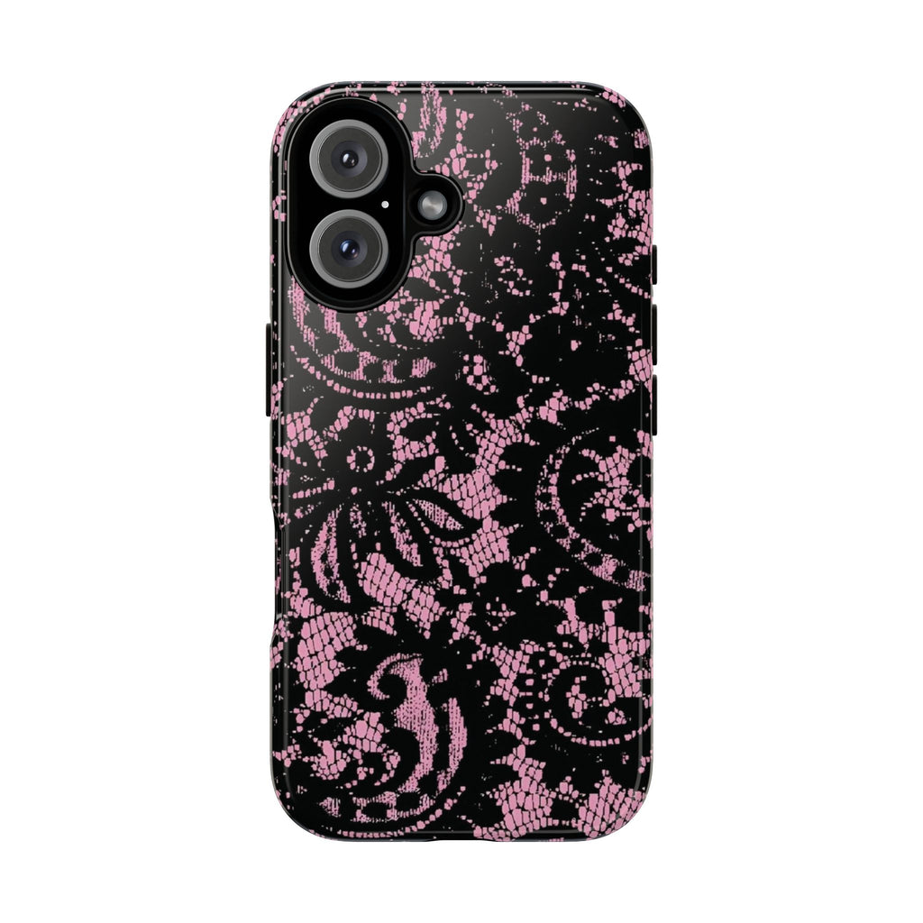 Pink lace case