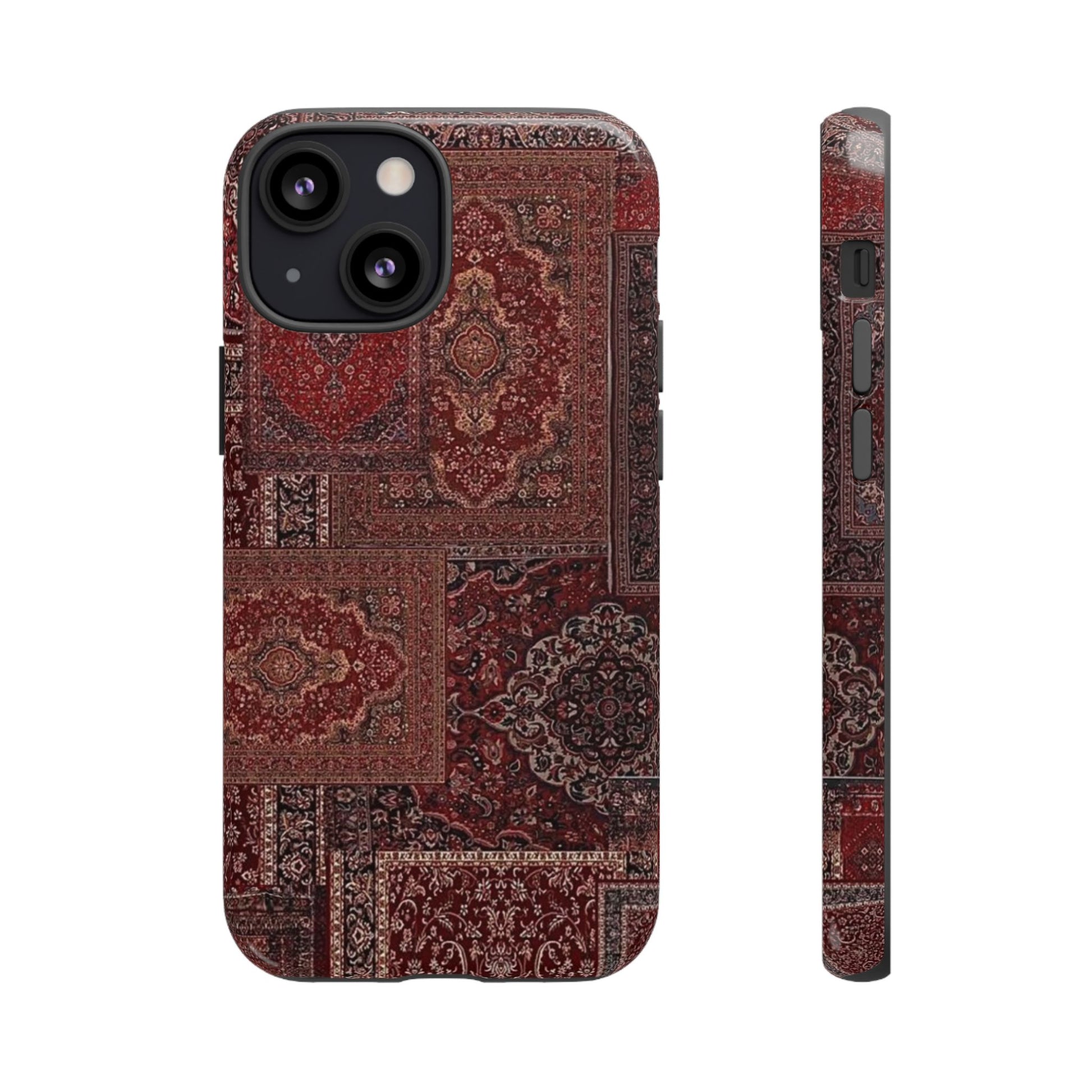 Red Persian Rug Case (collage)