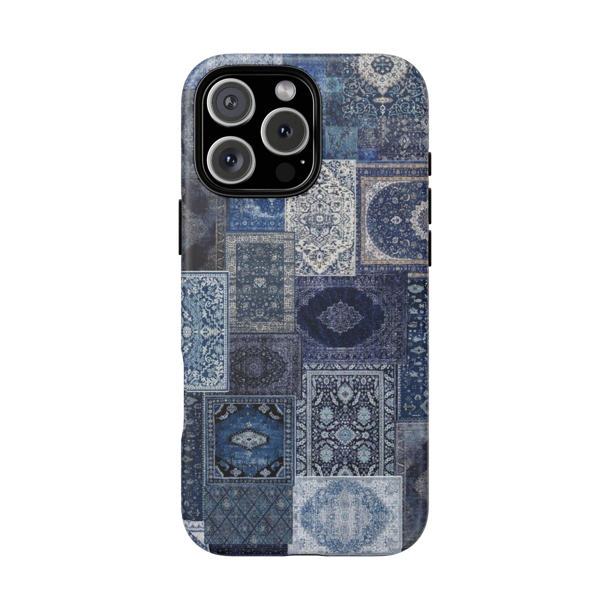 Blue Persian Rug Case (collage)