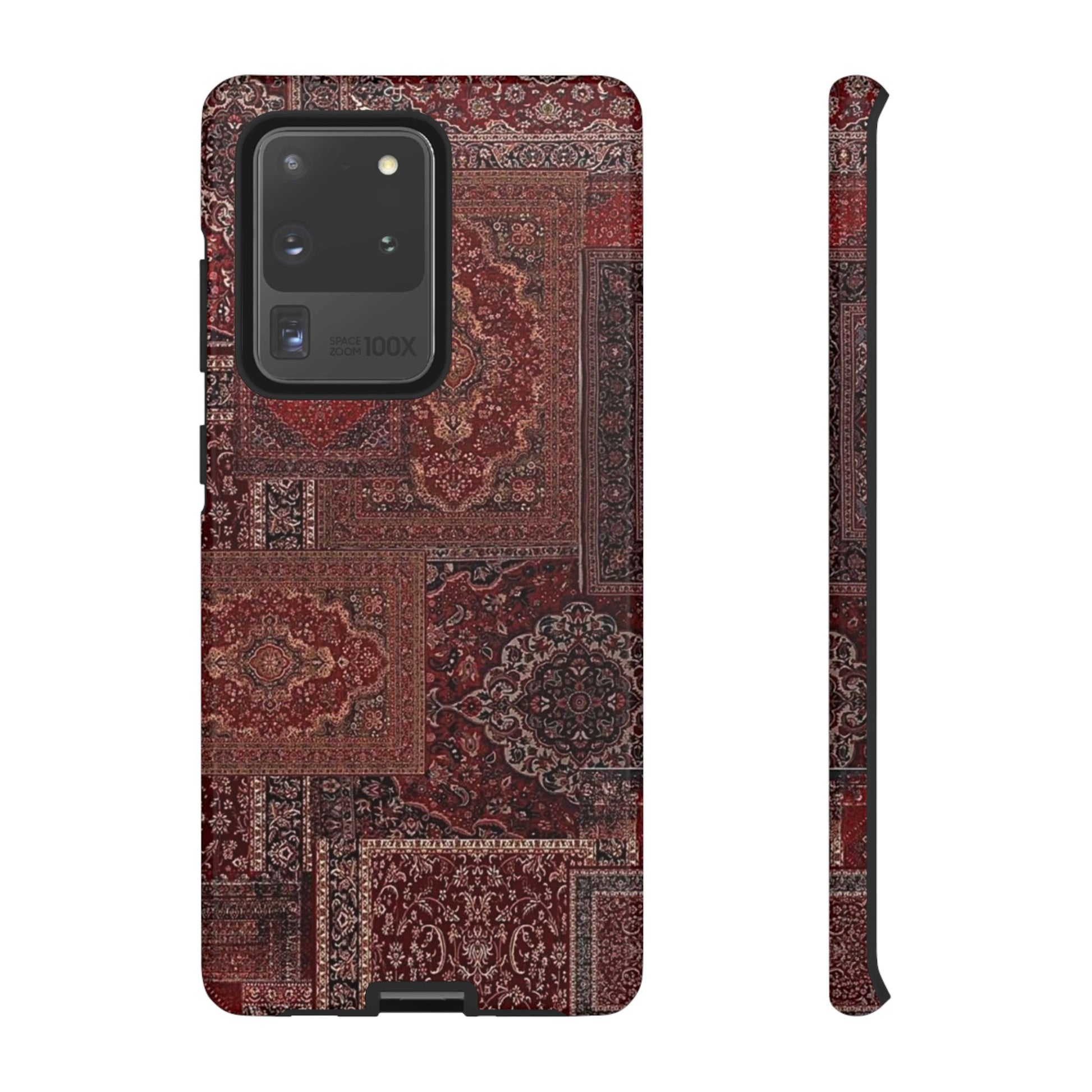 Red Persian Rug Case (collage)