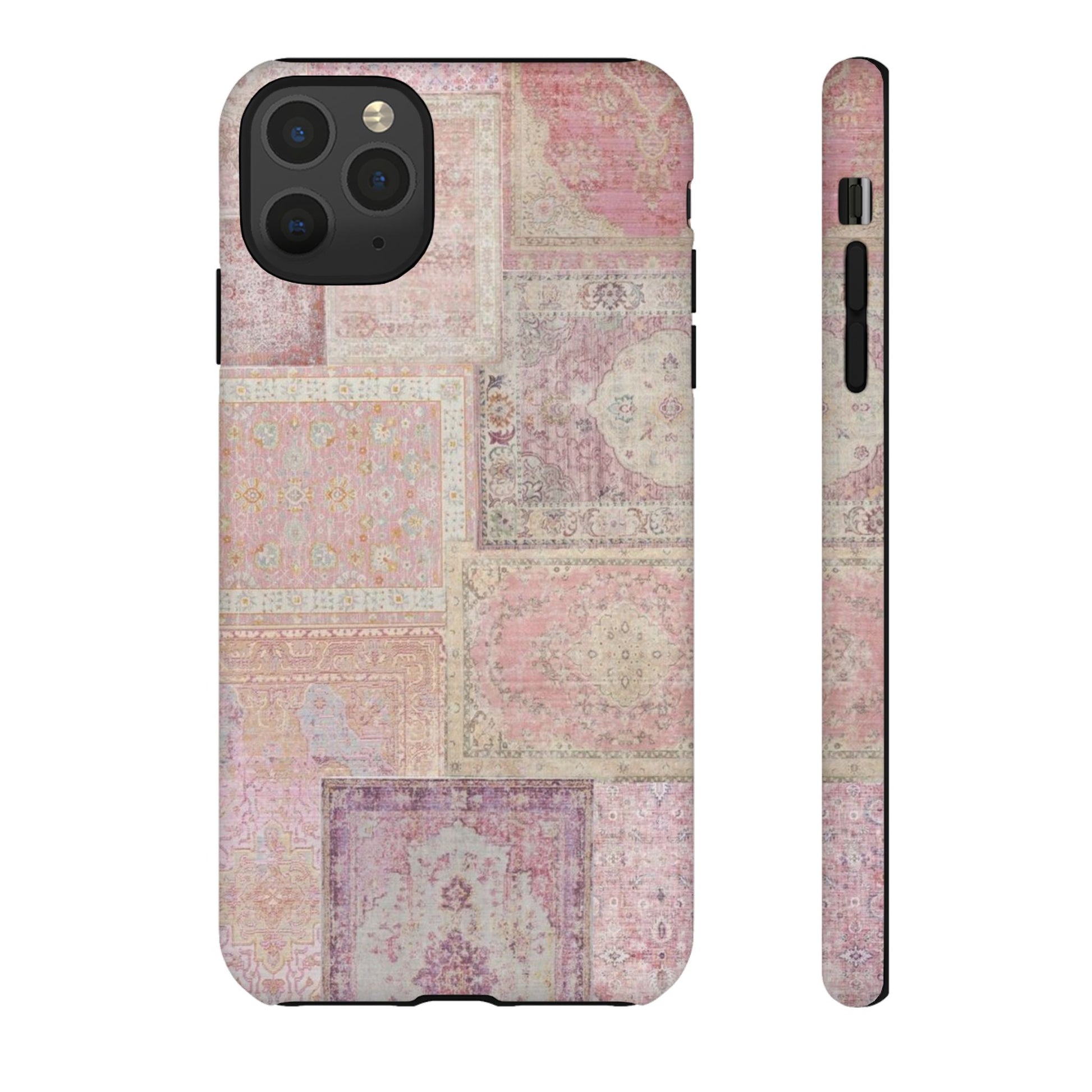 Pink Persian Rug Case (collage)