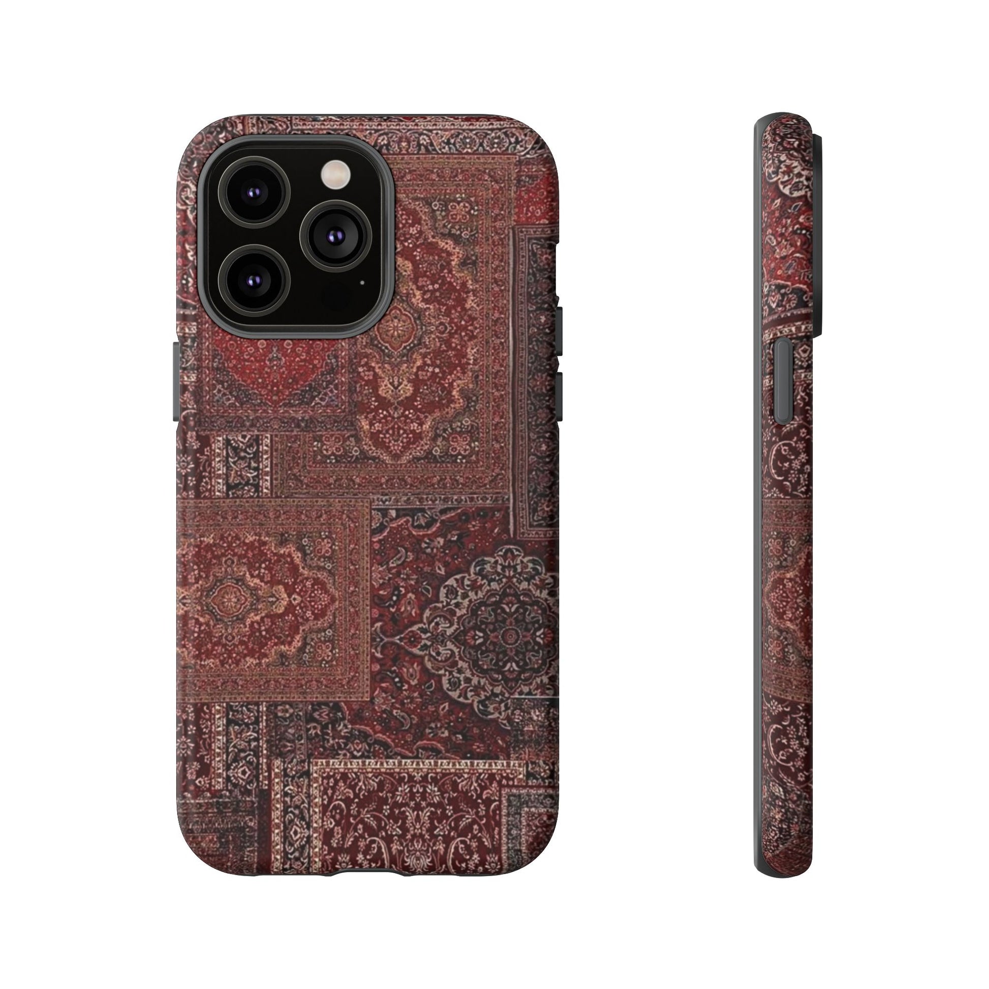 Red Persian Rug Case (collage)