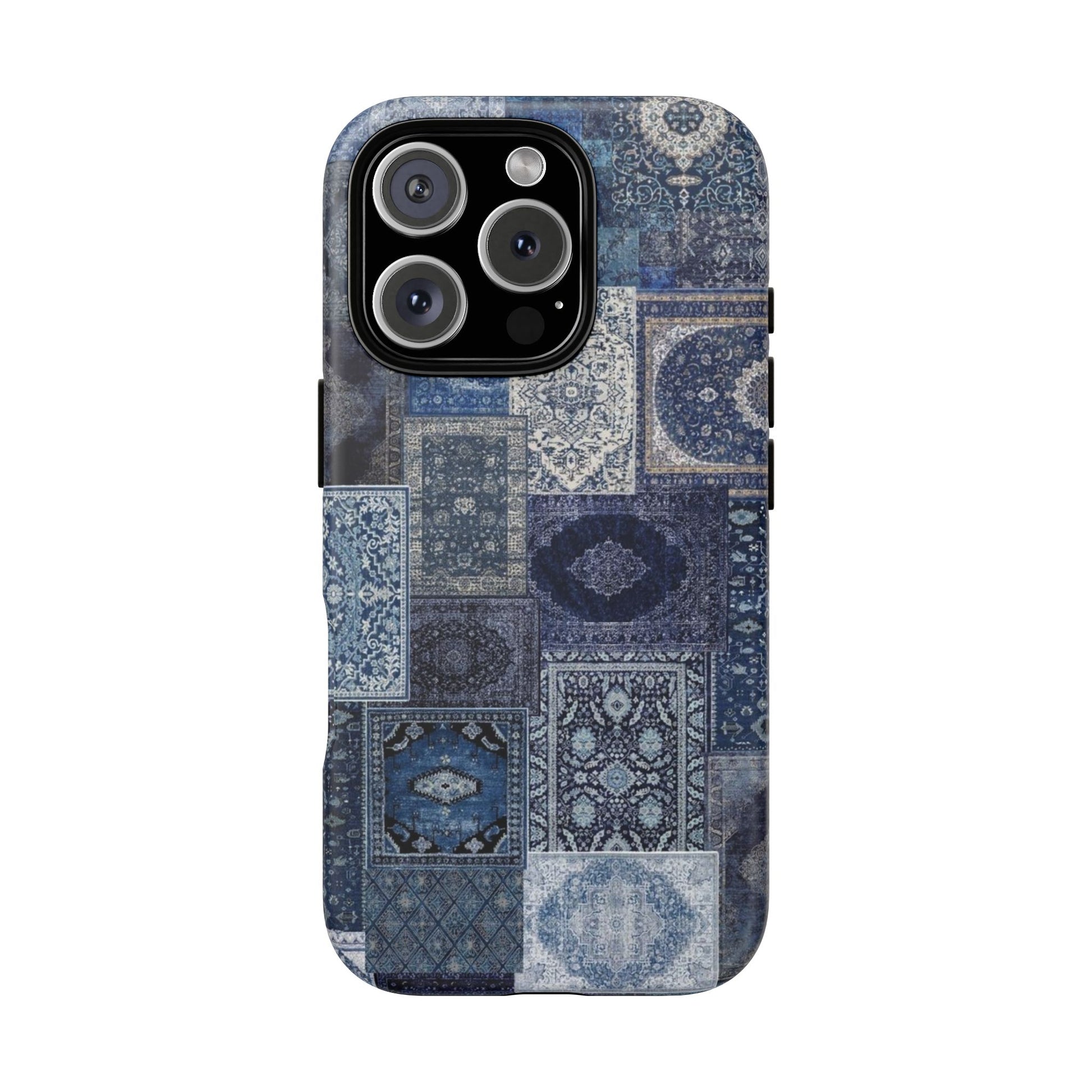 Blue Persian Rug Case (collage)