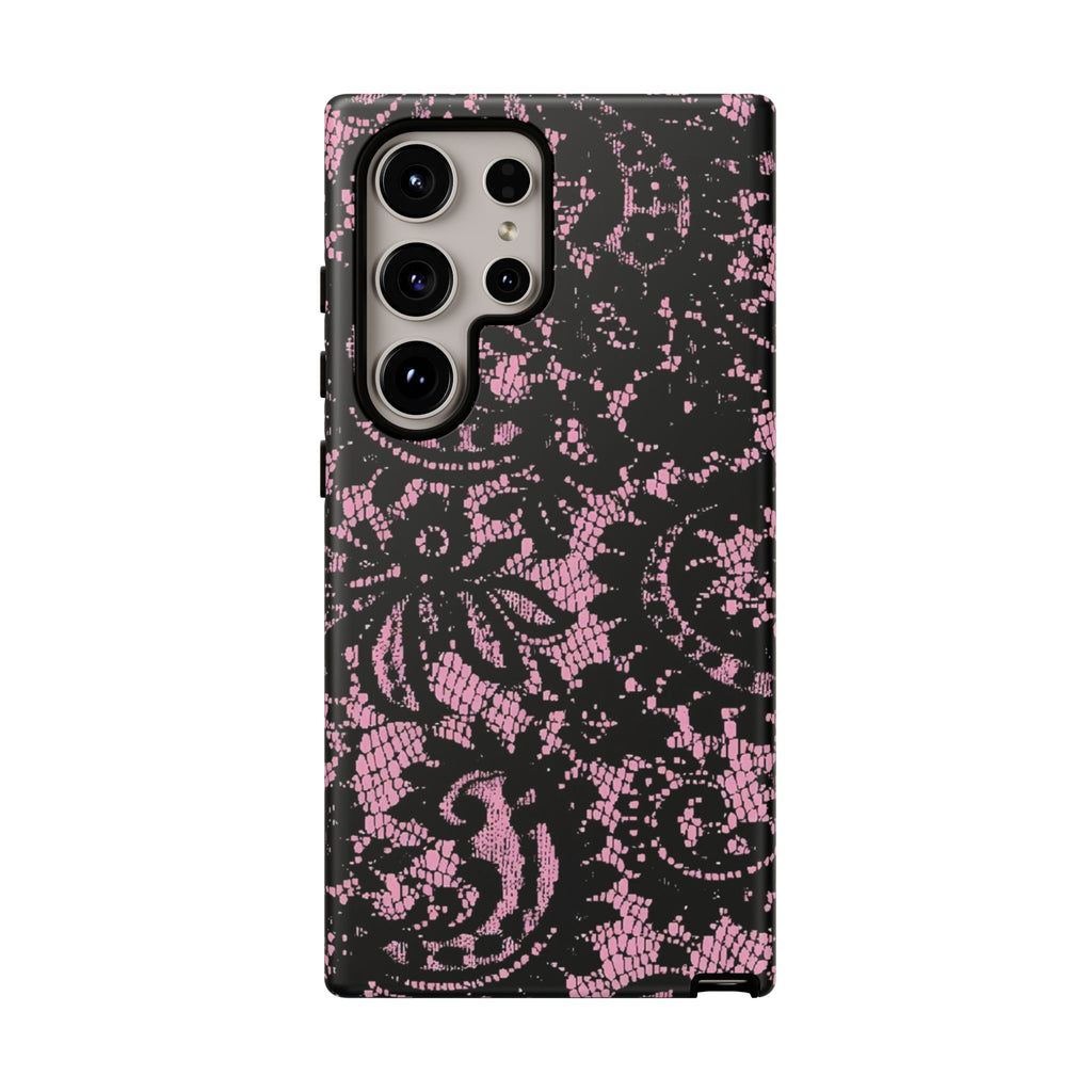 Pink lace case