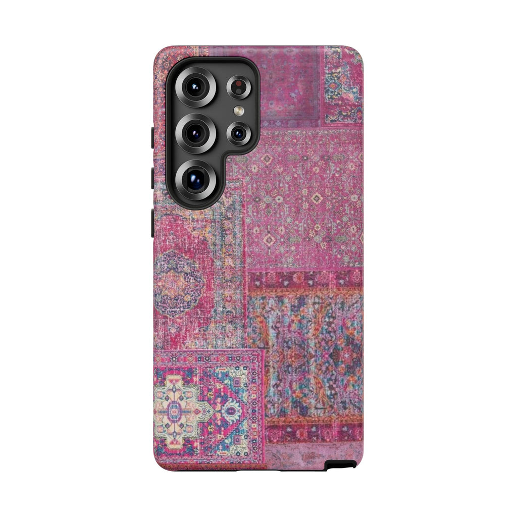 Dark Pink Persian Rug Case