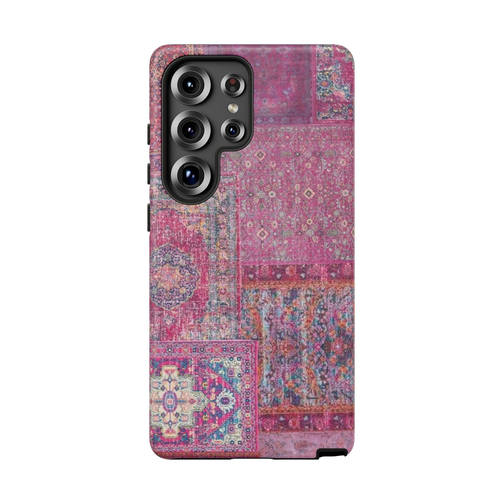 Dark Pink Persian Rug Case