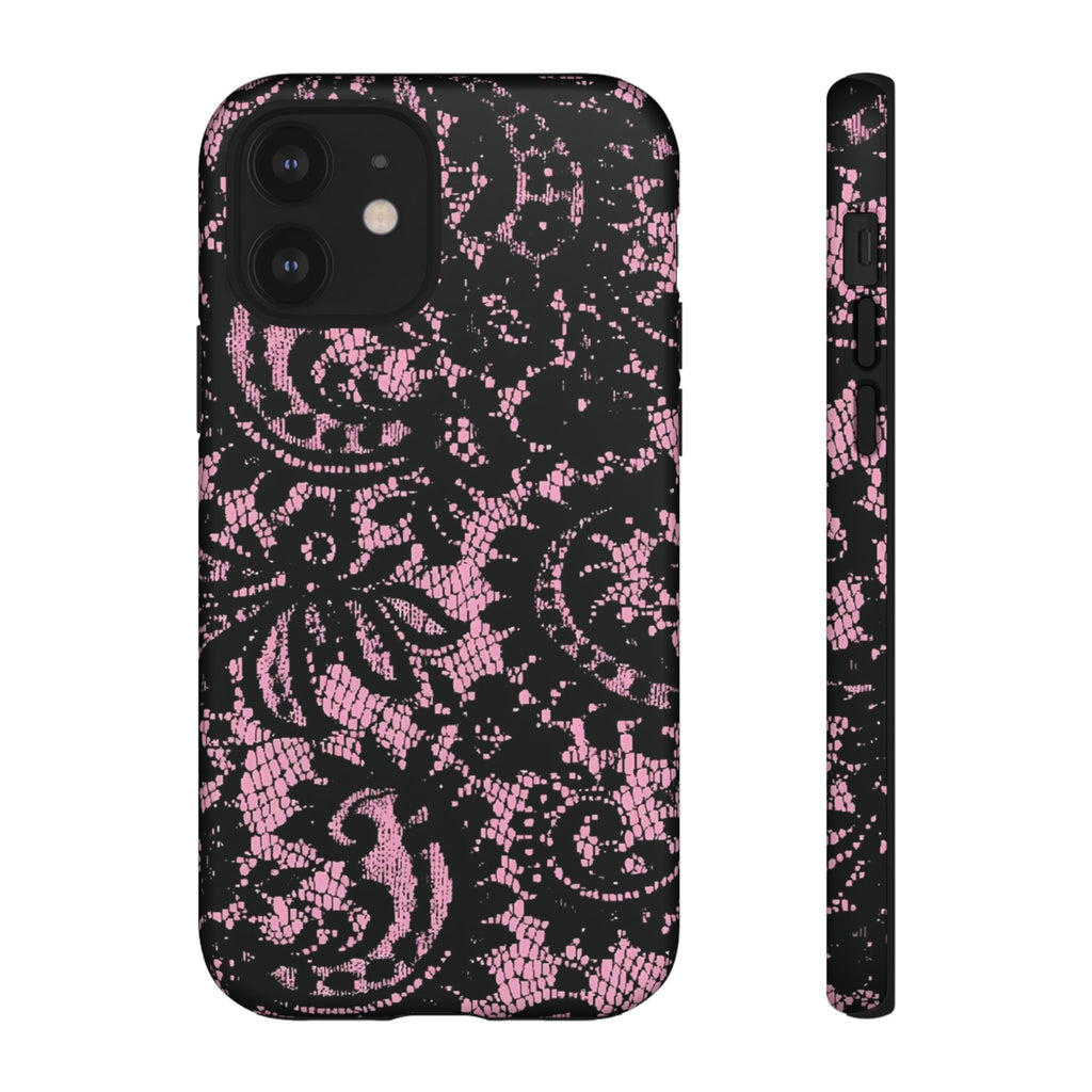 Pink lace case