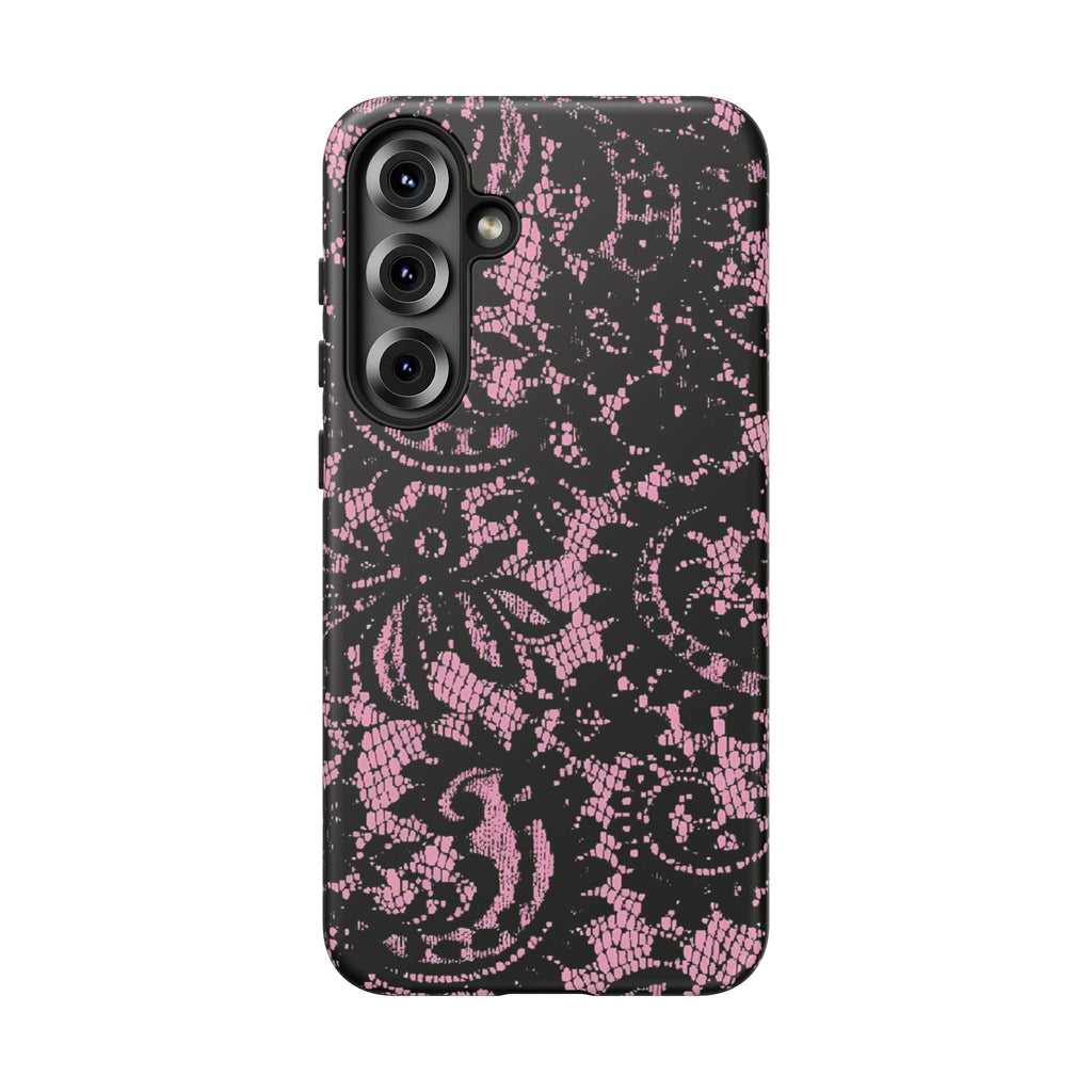 Pink lace case