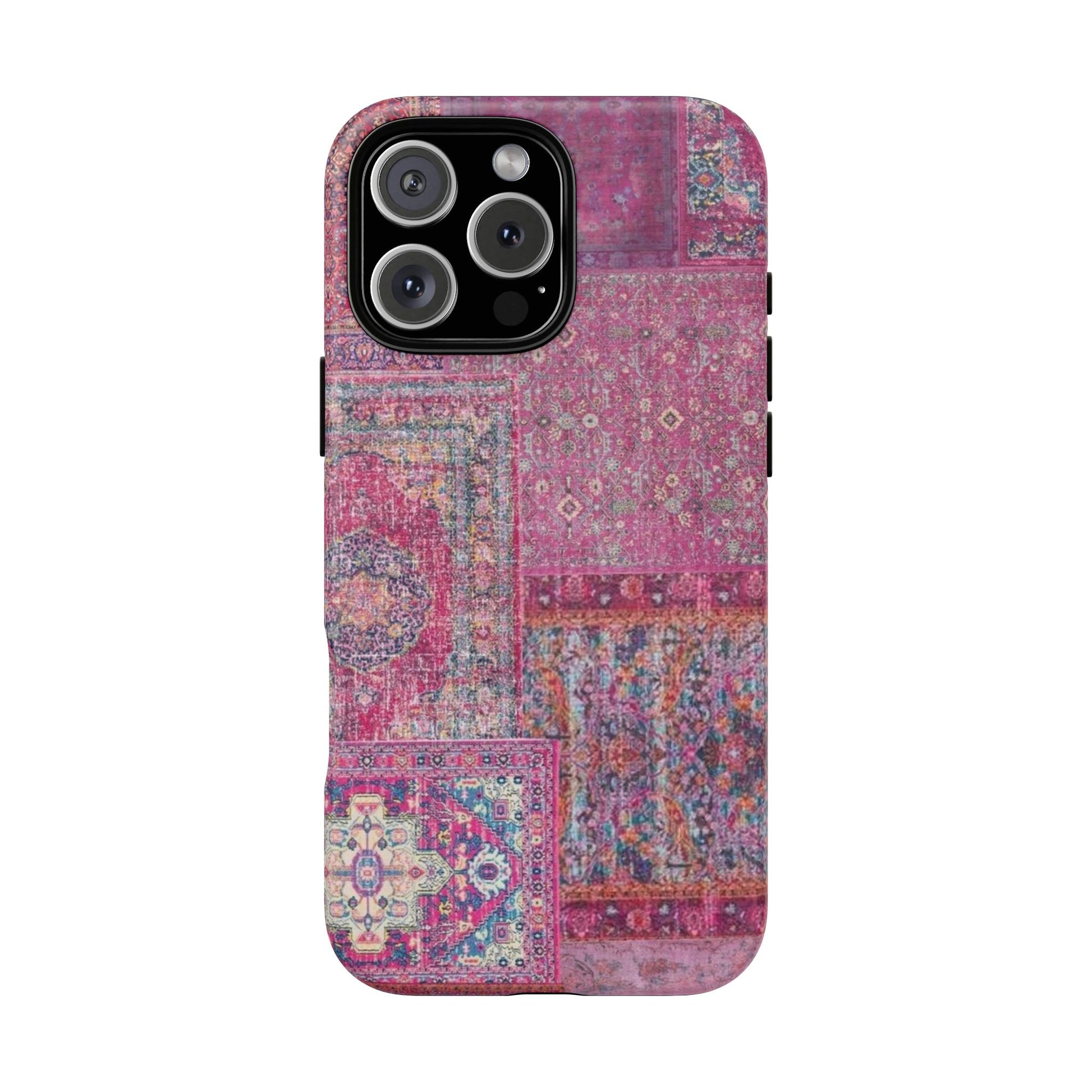 Dark Pink Persian Rug Case