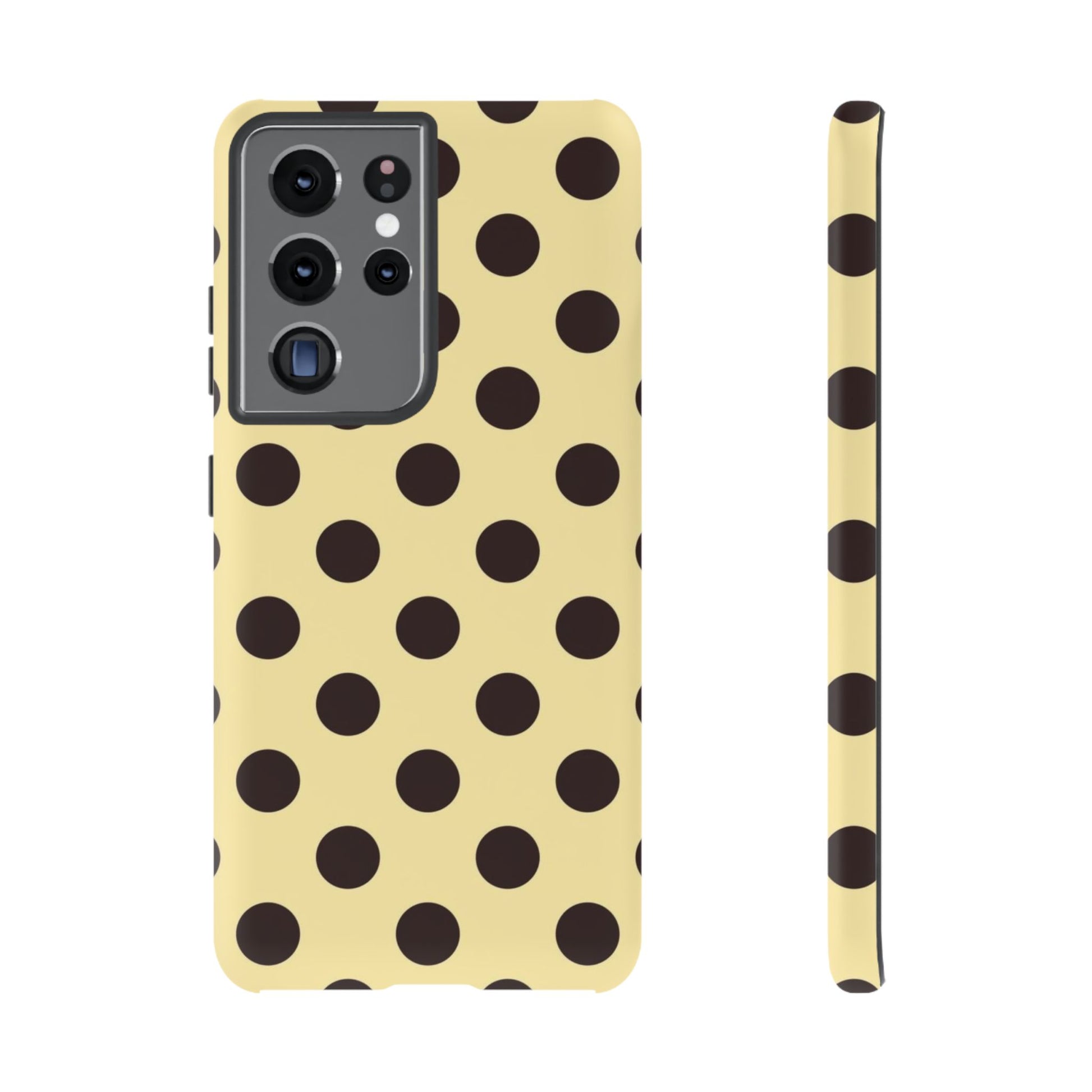 Yellow polka dot  case