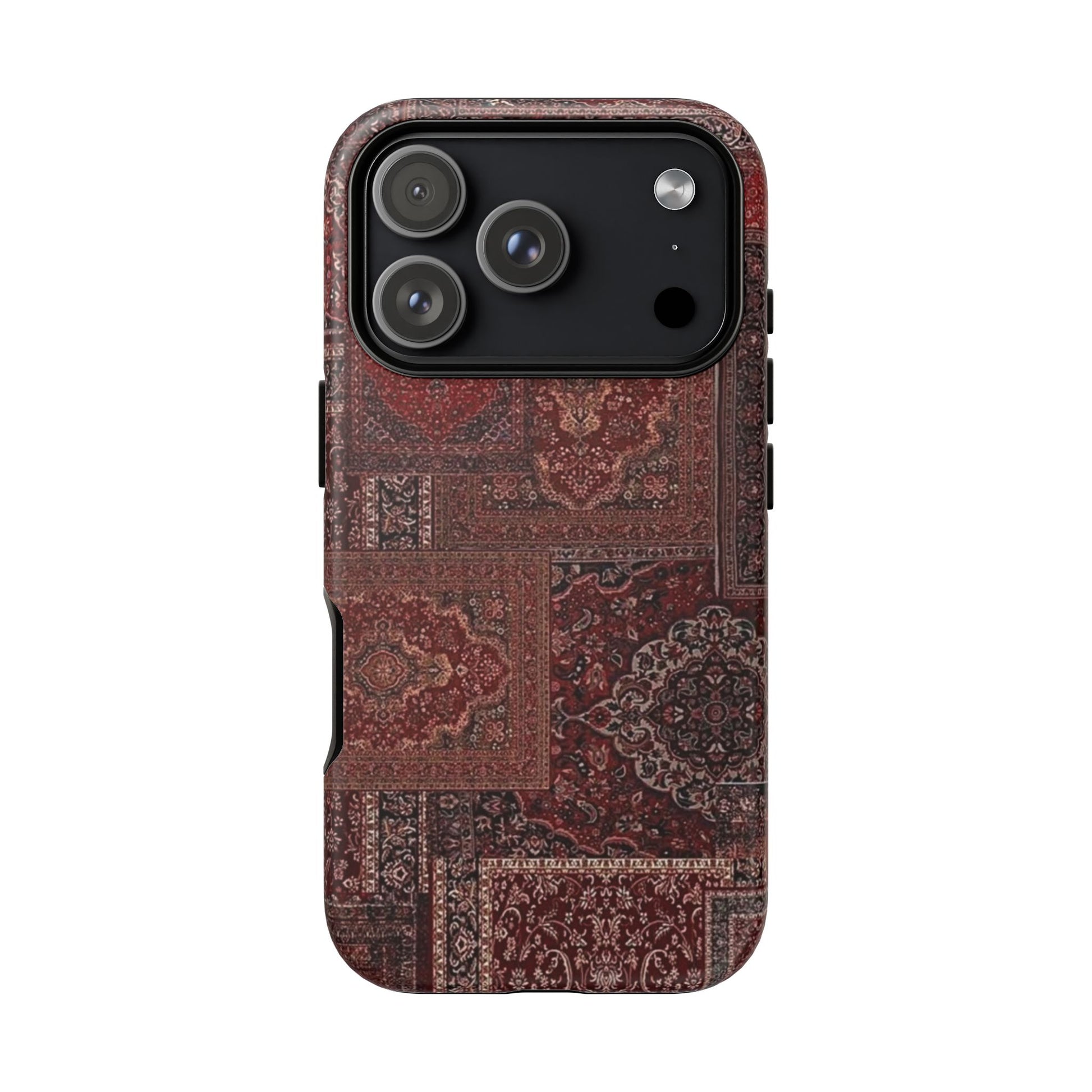 Red Persian Rug Case (collage)