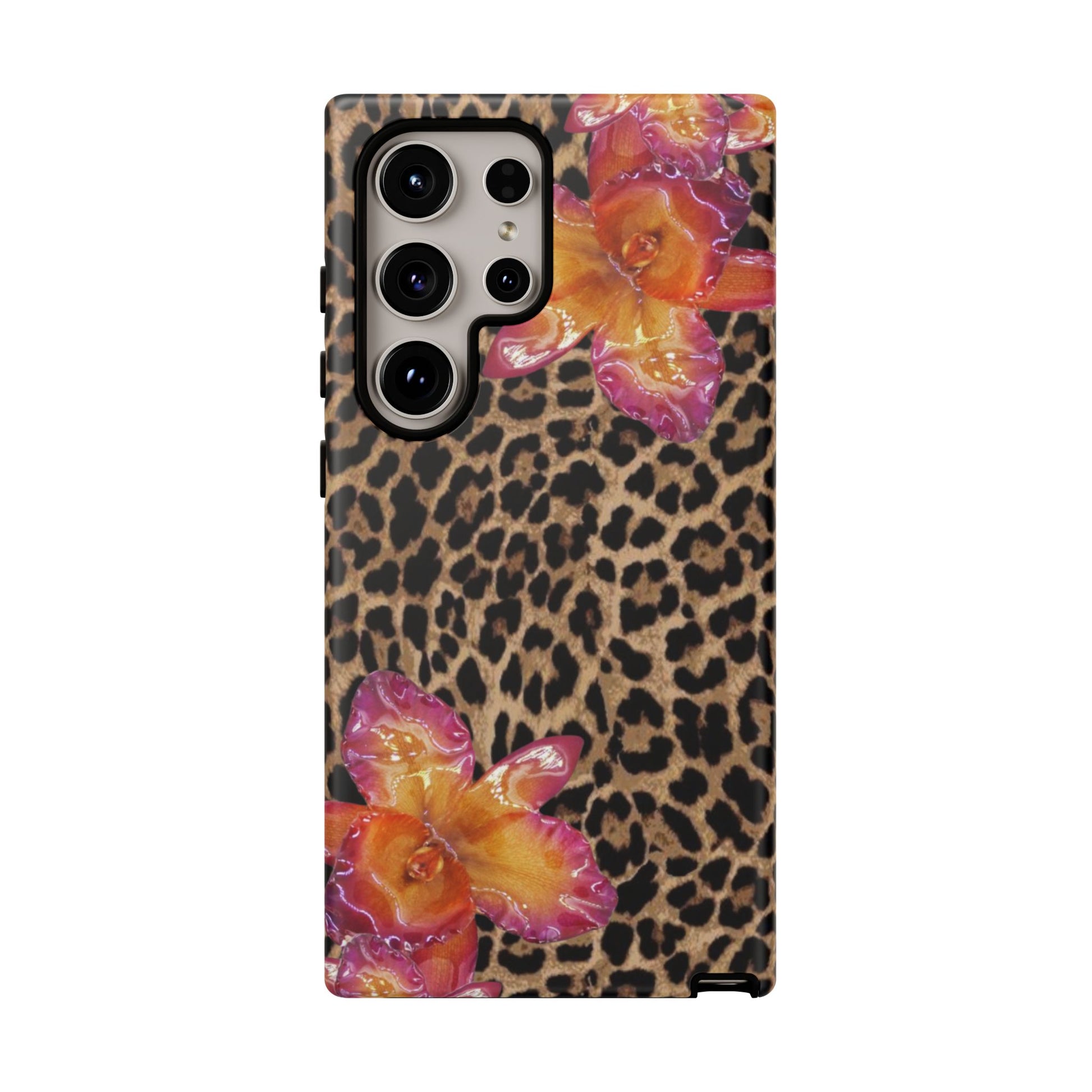 Leopard flower case