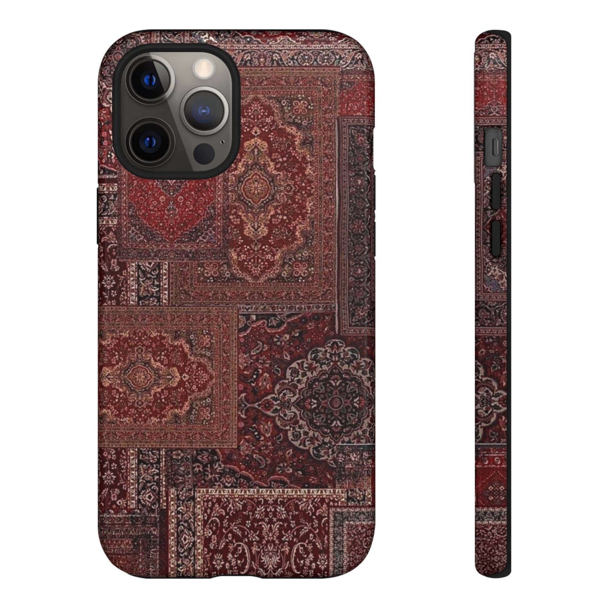 Red Persian Rug Case (collage)