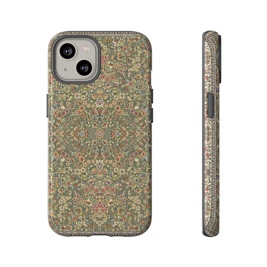 Green Persian Rug Case