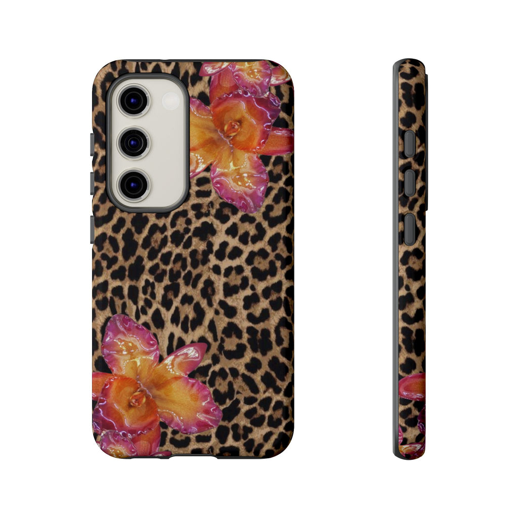 Leopard flower case