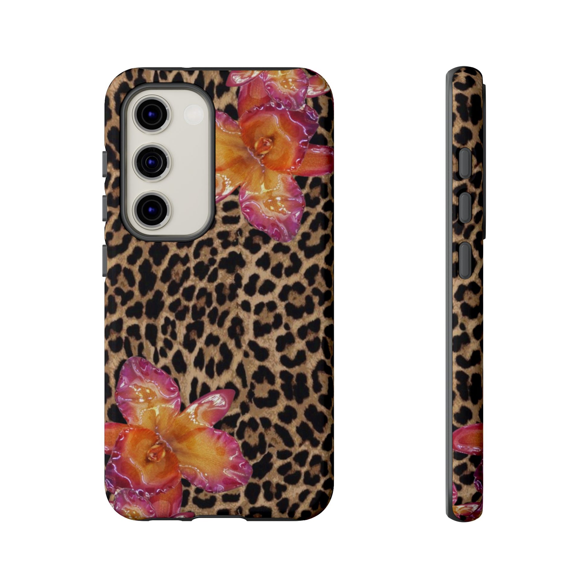 Leopard flower case