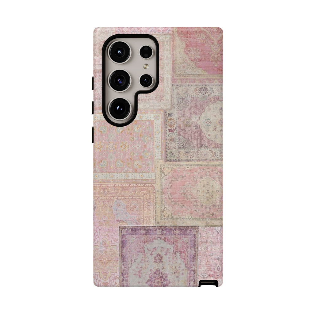 Pink Persian Rug Case (collage)
