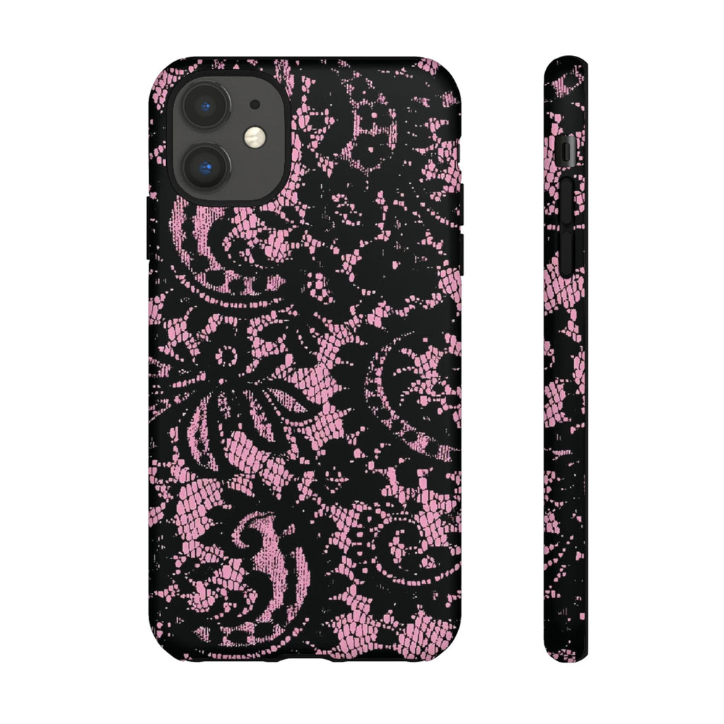 Pink lace case