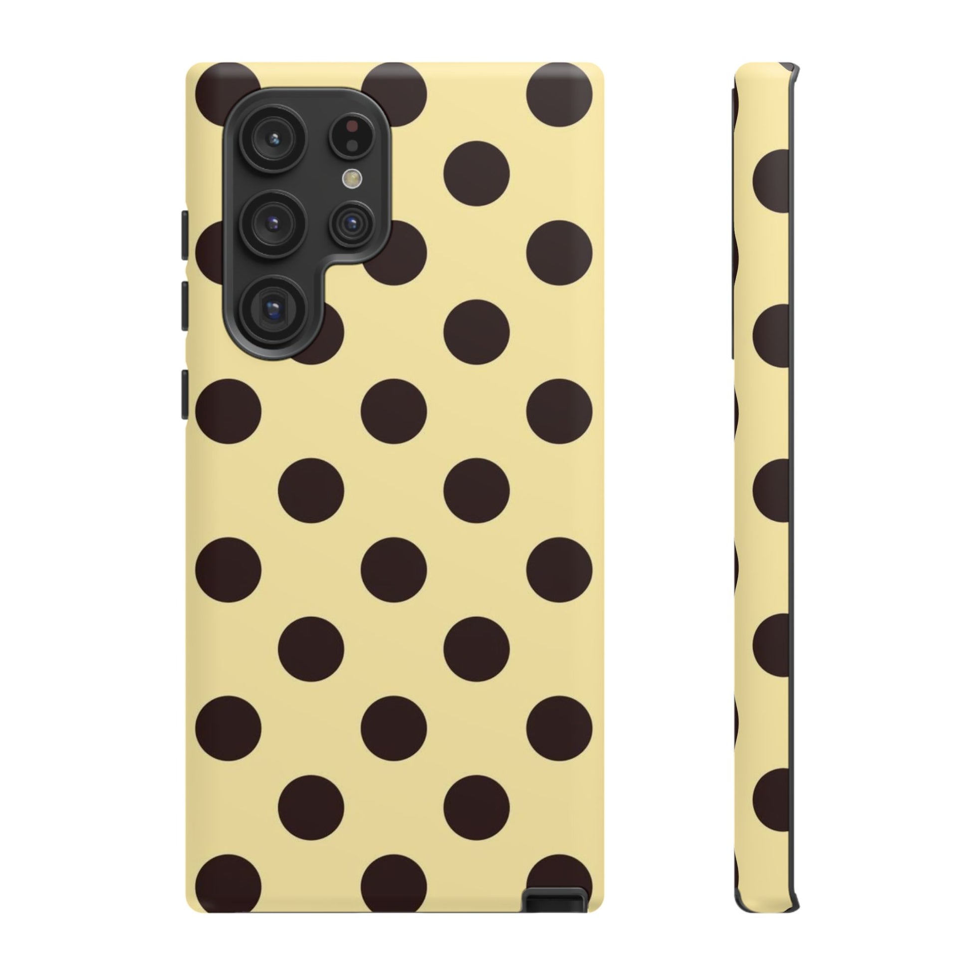 Yellow polka dot  case