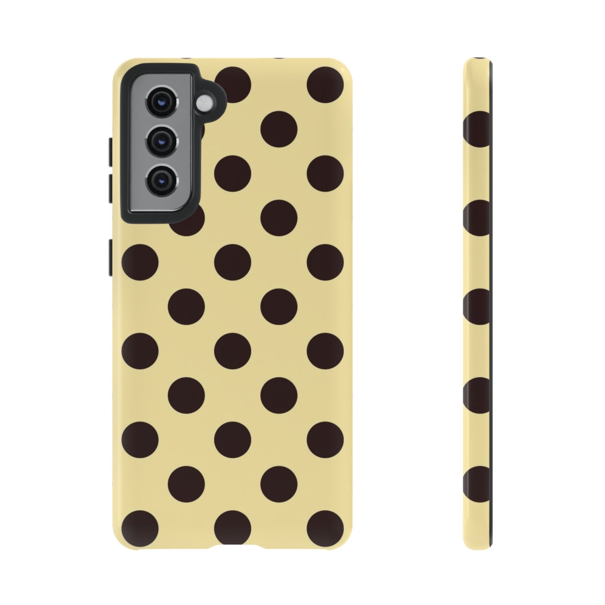 Yellow polka dot  case