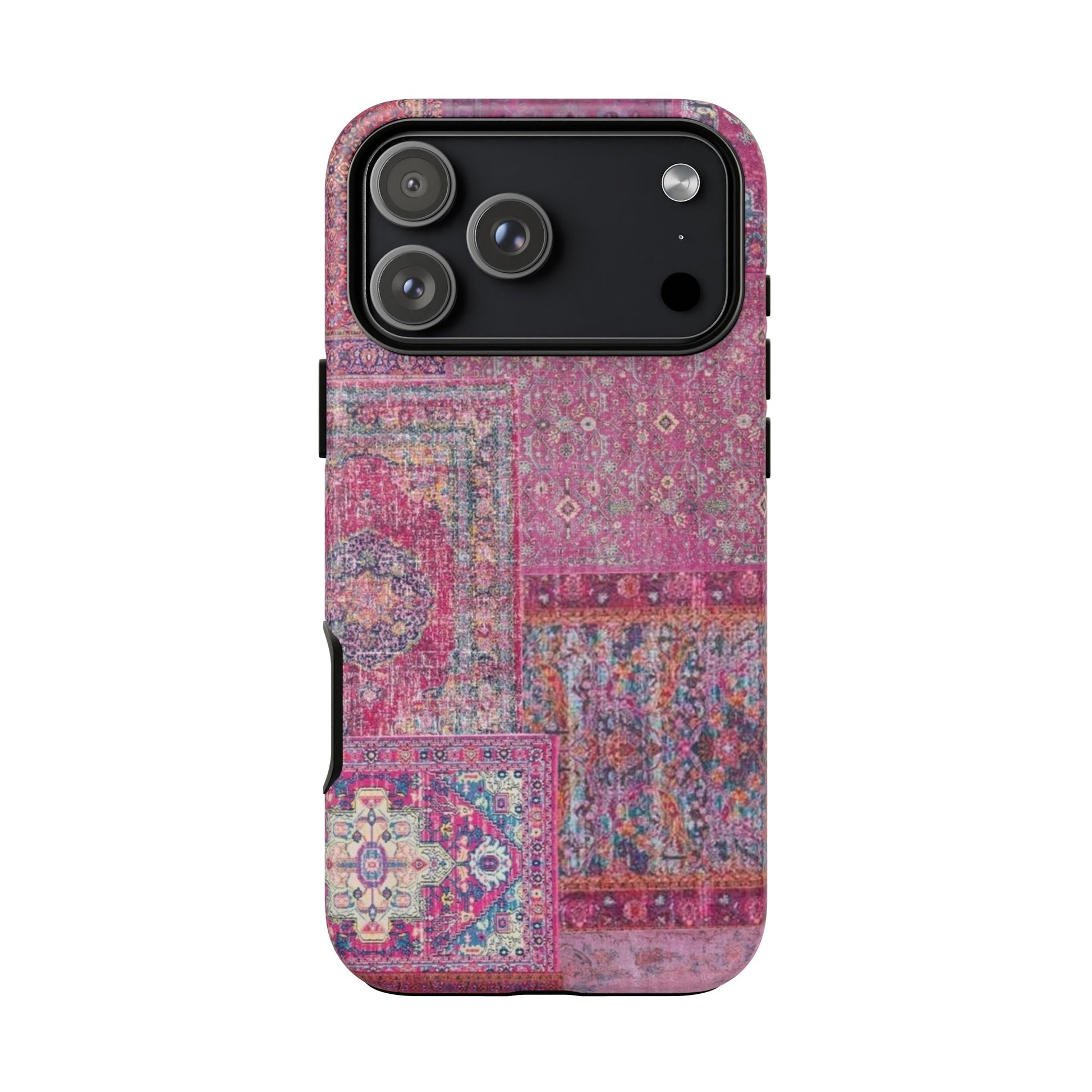 Dark Pink Persian Rug Case