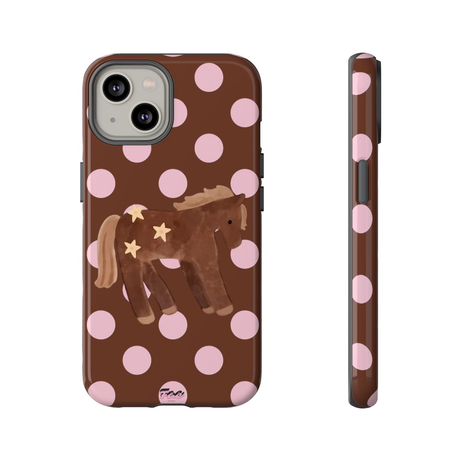 The horse year  case (brown)
