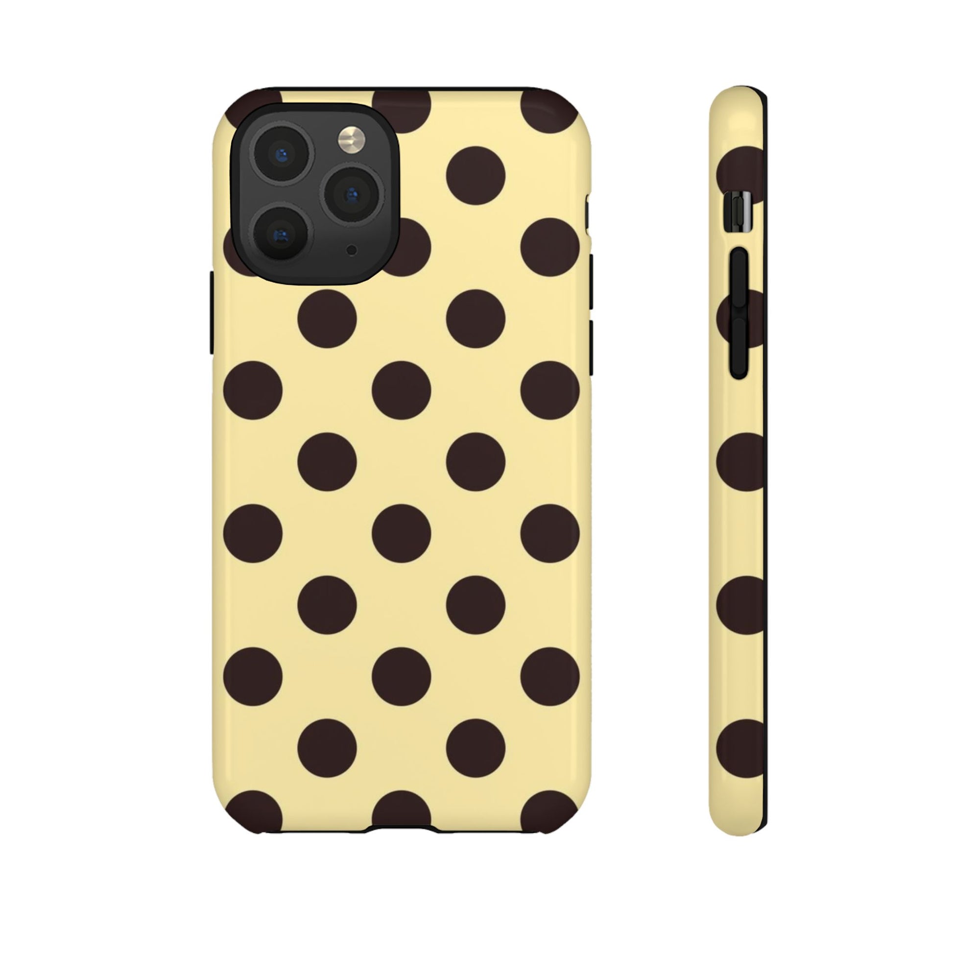 Yellow polka dot  case