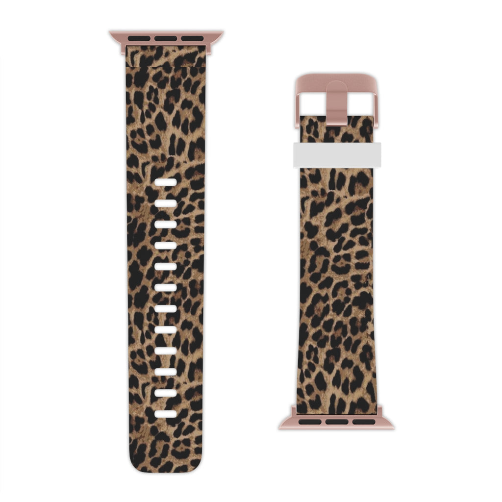 Leopard print watch band