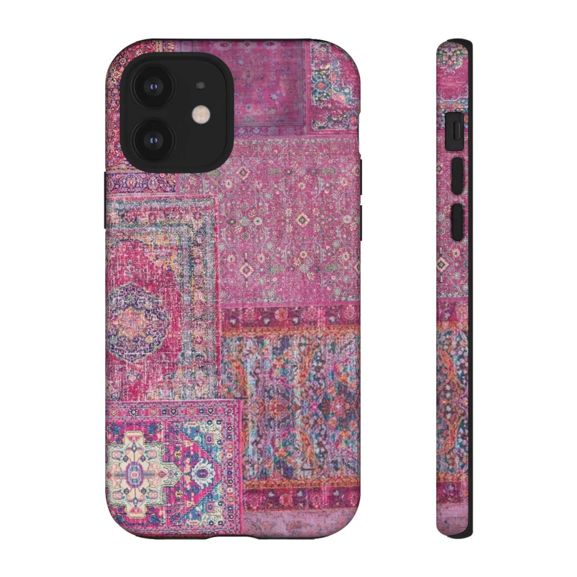 Dark Pink Persian Rug Case