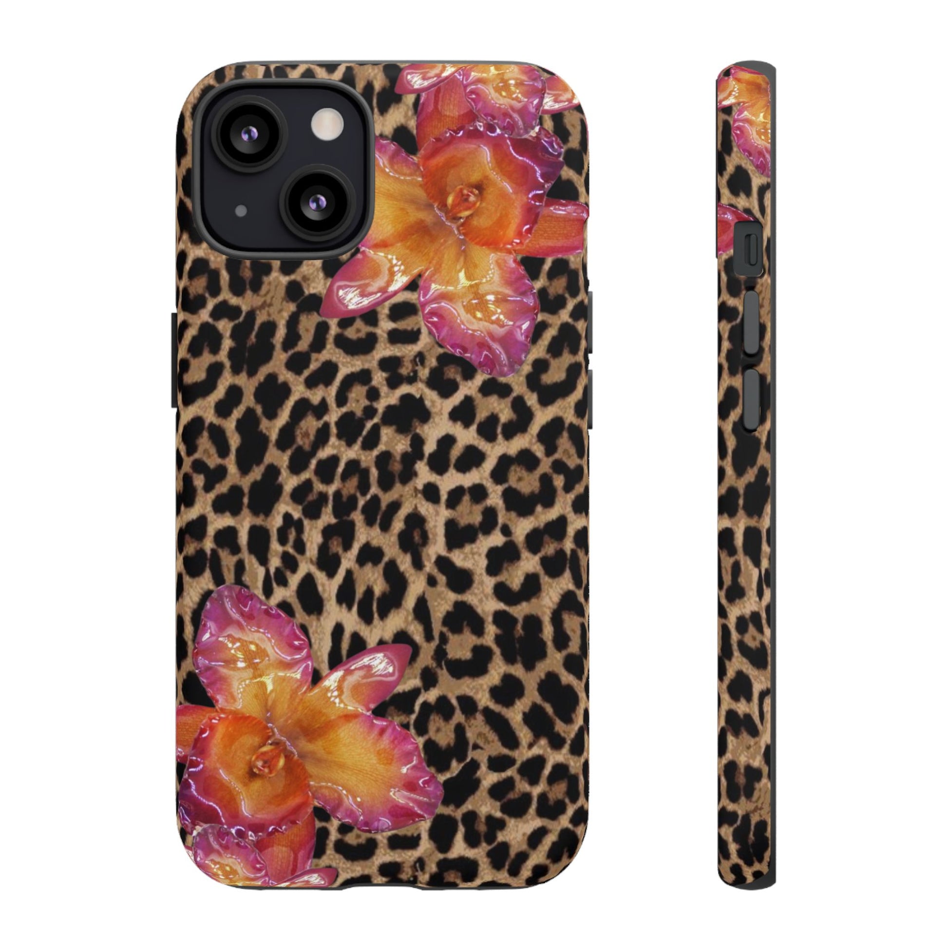 Leopard flower case