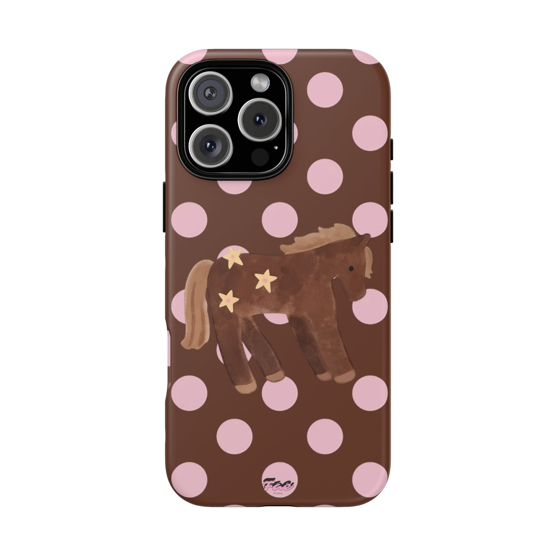 The horse year  case (brown)