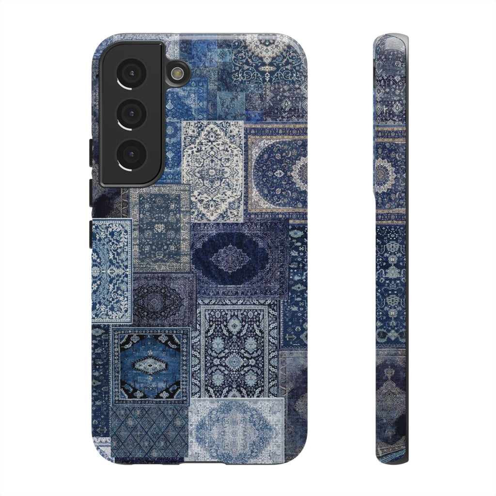 Blue Persian Rug Case (collage)