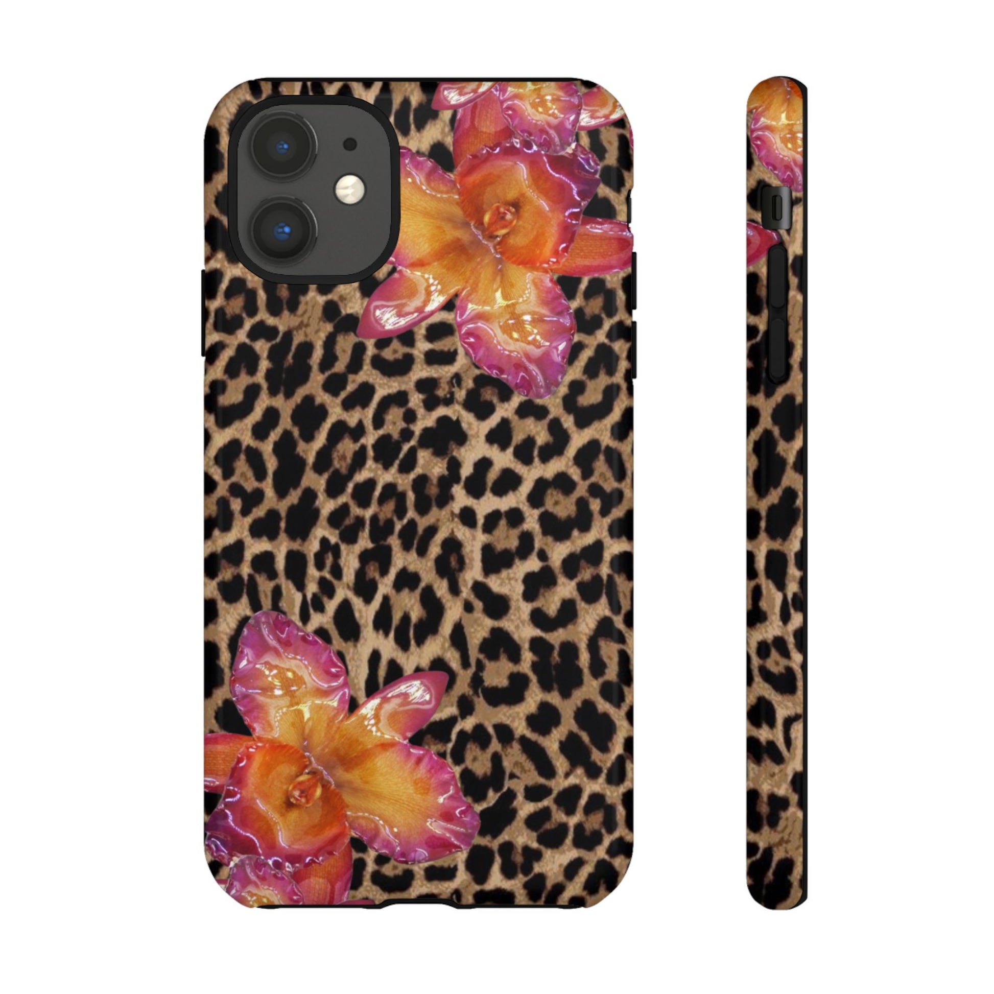 Leopard flower case