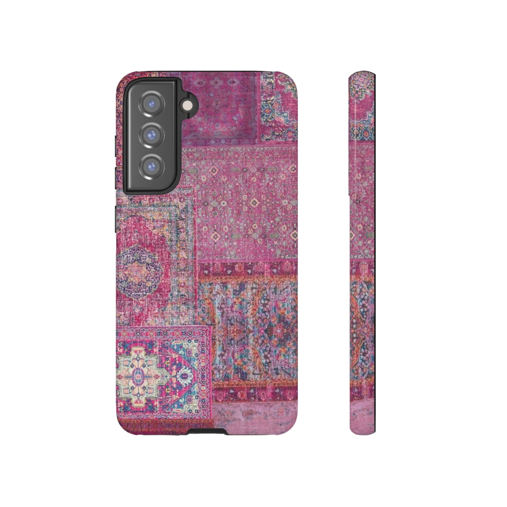 Dark Pink Persian Rug Case