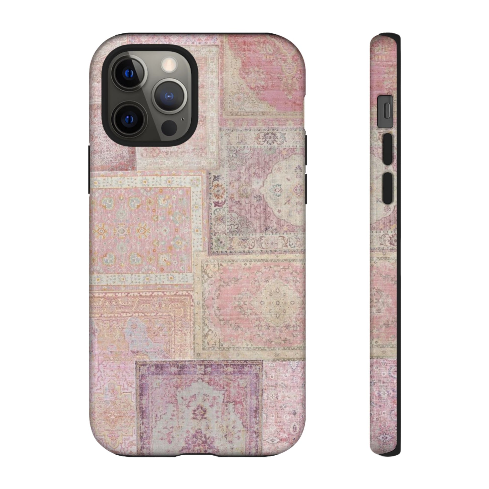 Pink Persian Rug Case (collage)