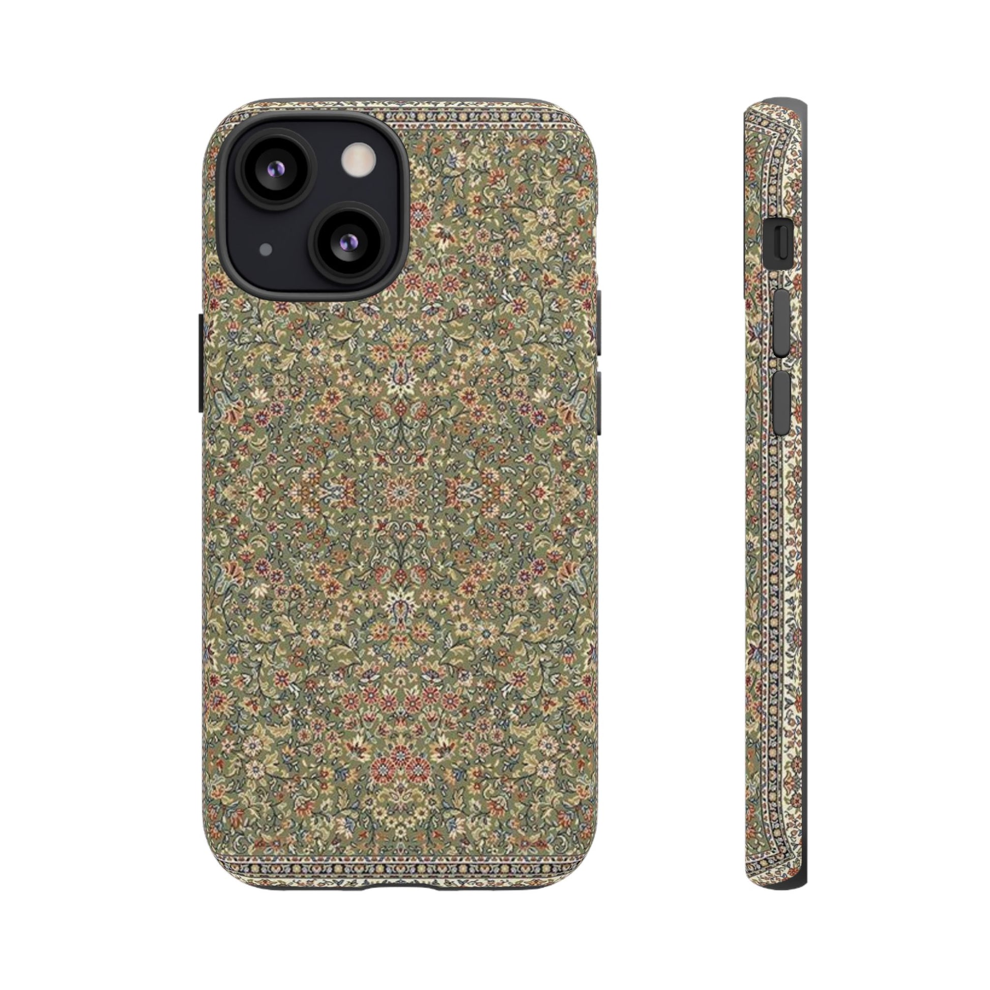 Green Persian Rug Case