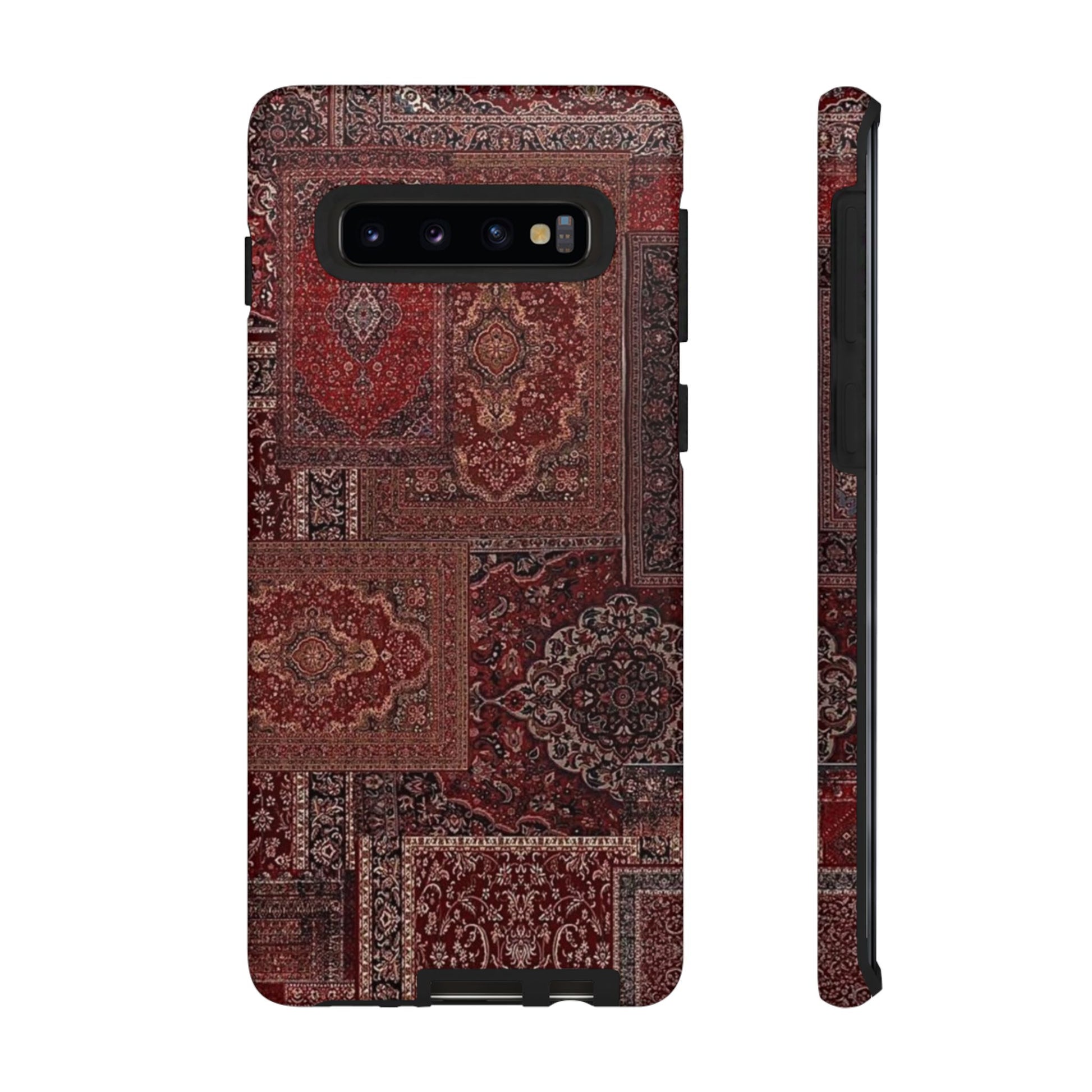 Red Persian Rug Case (collage)