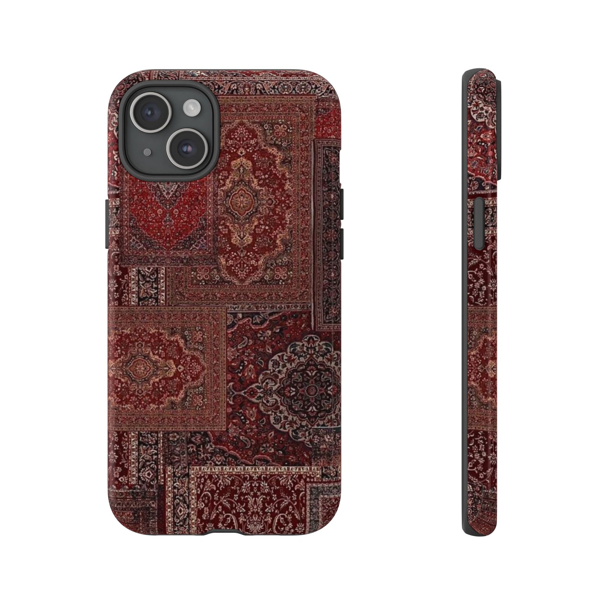 Red Persian Rug Case (collage)