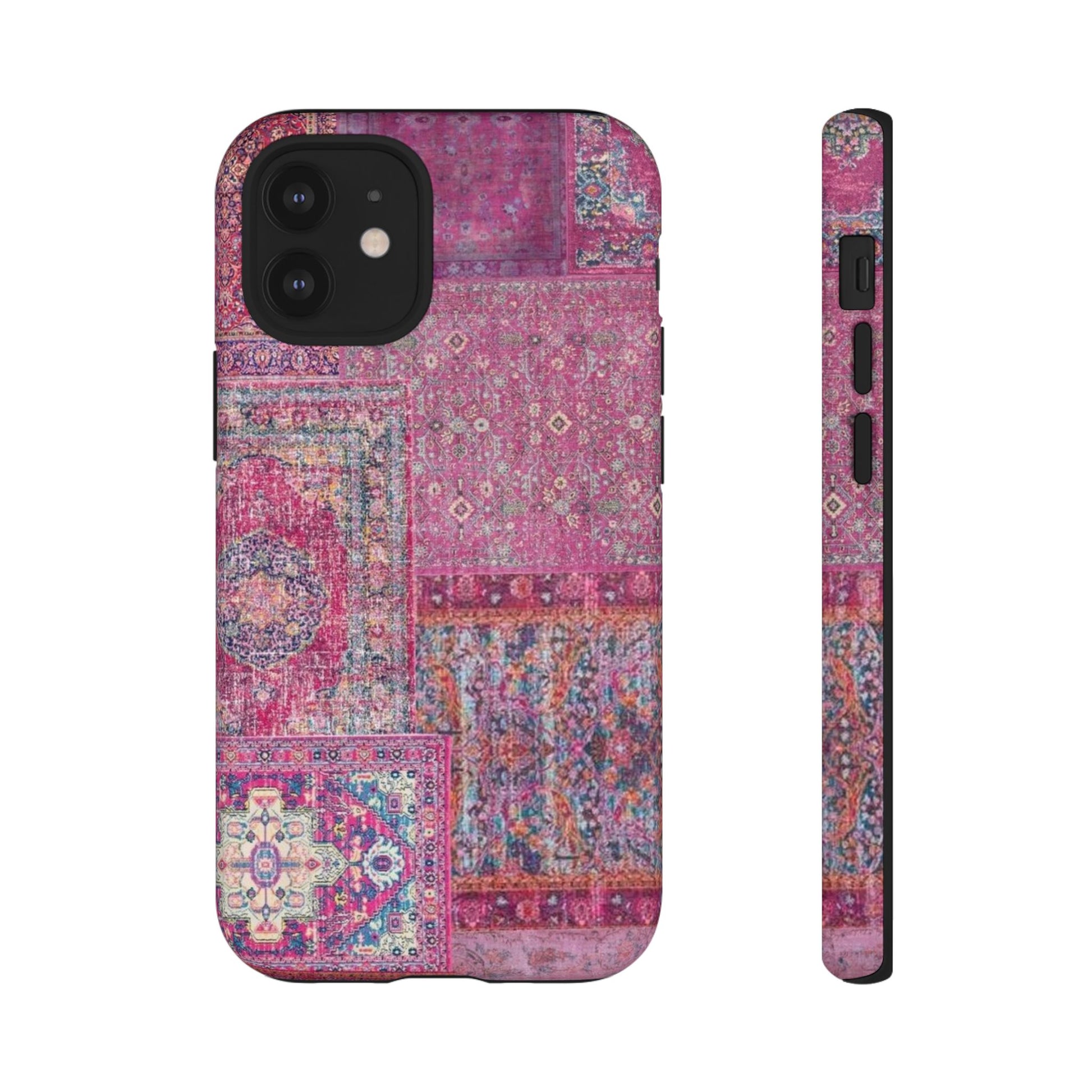 Dark Pink Persian Rug Case