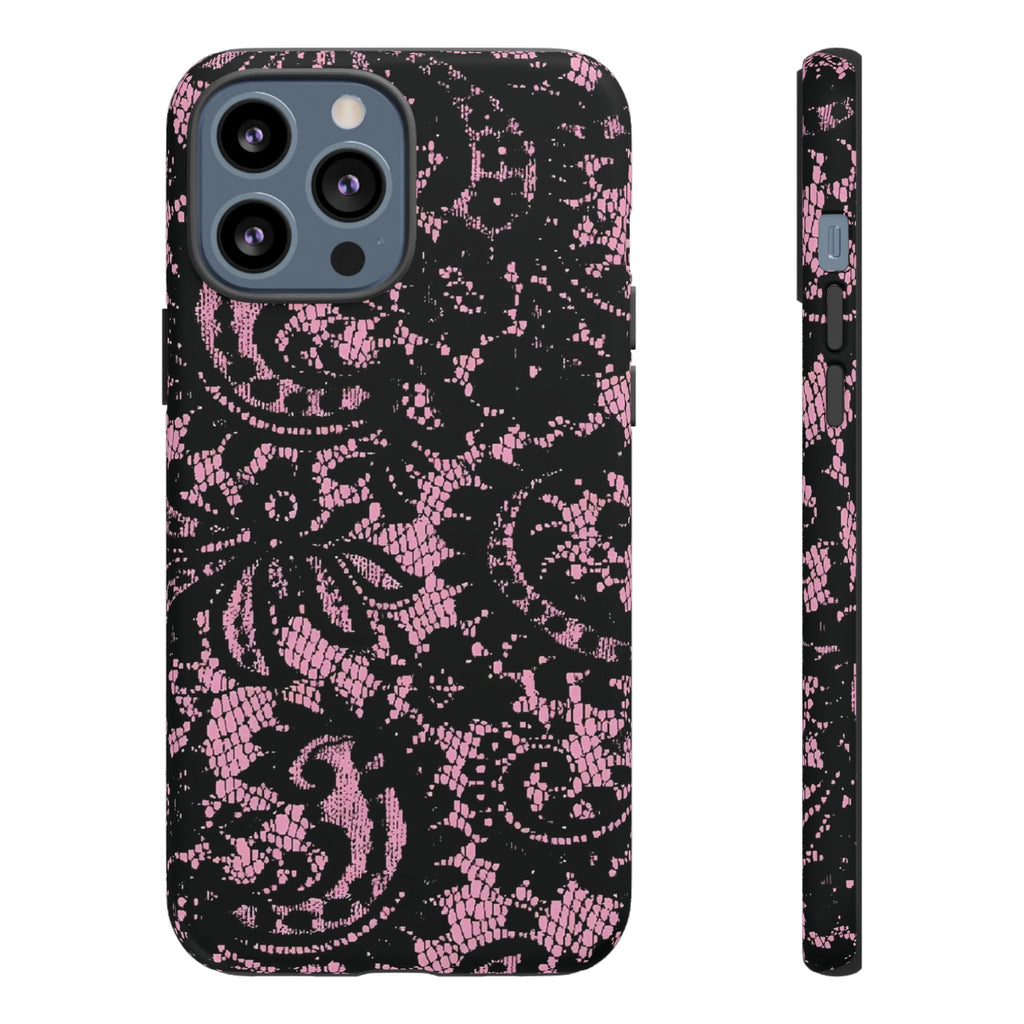 Pink lace case