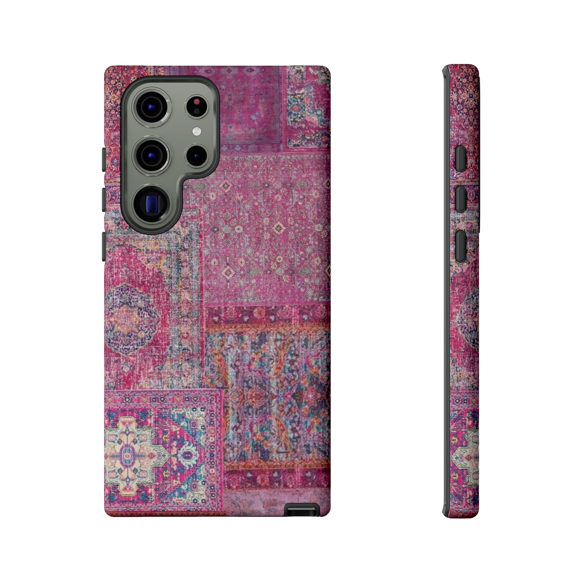 Dark Pink Persian Rug Case
