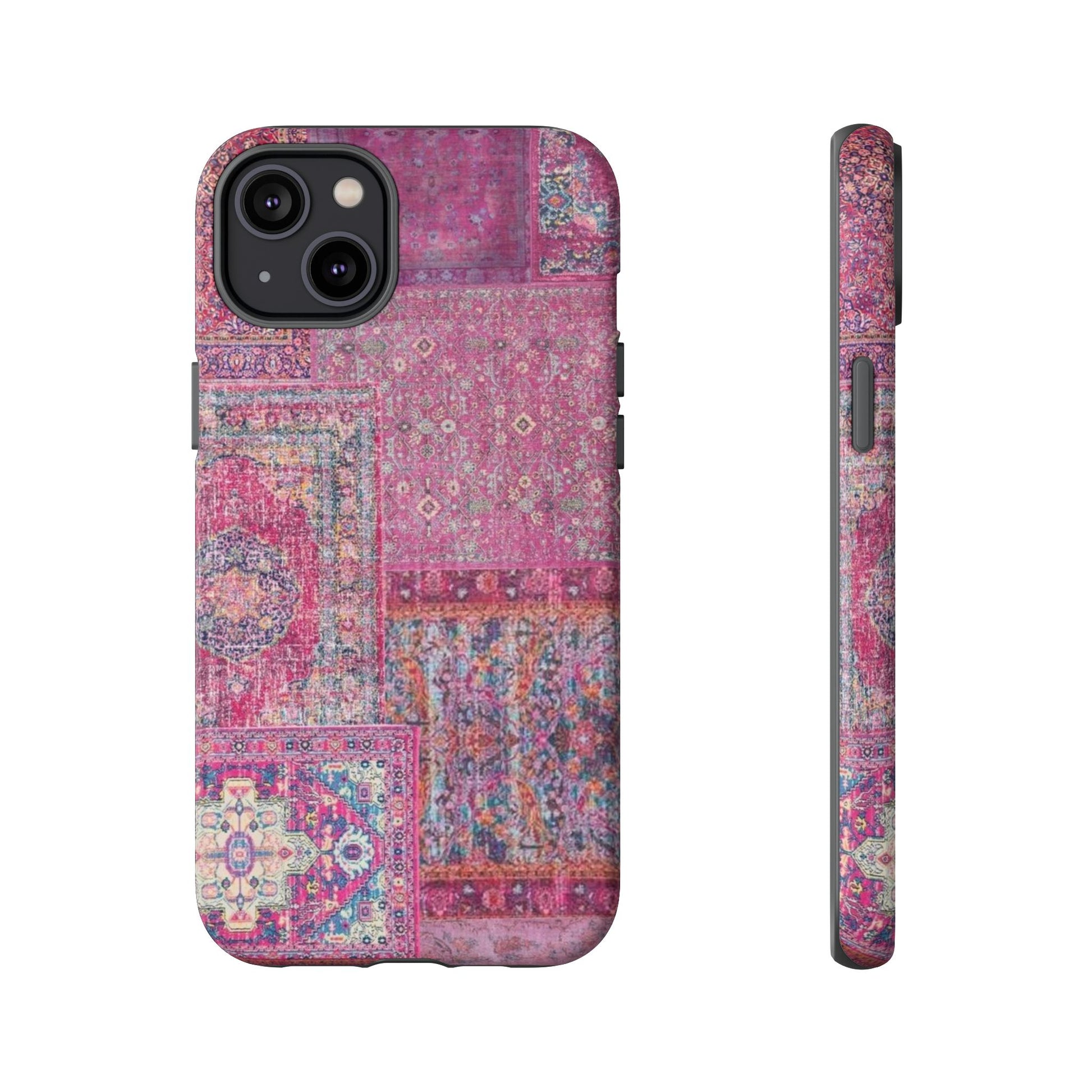 Dark Pink Persian Rug Case